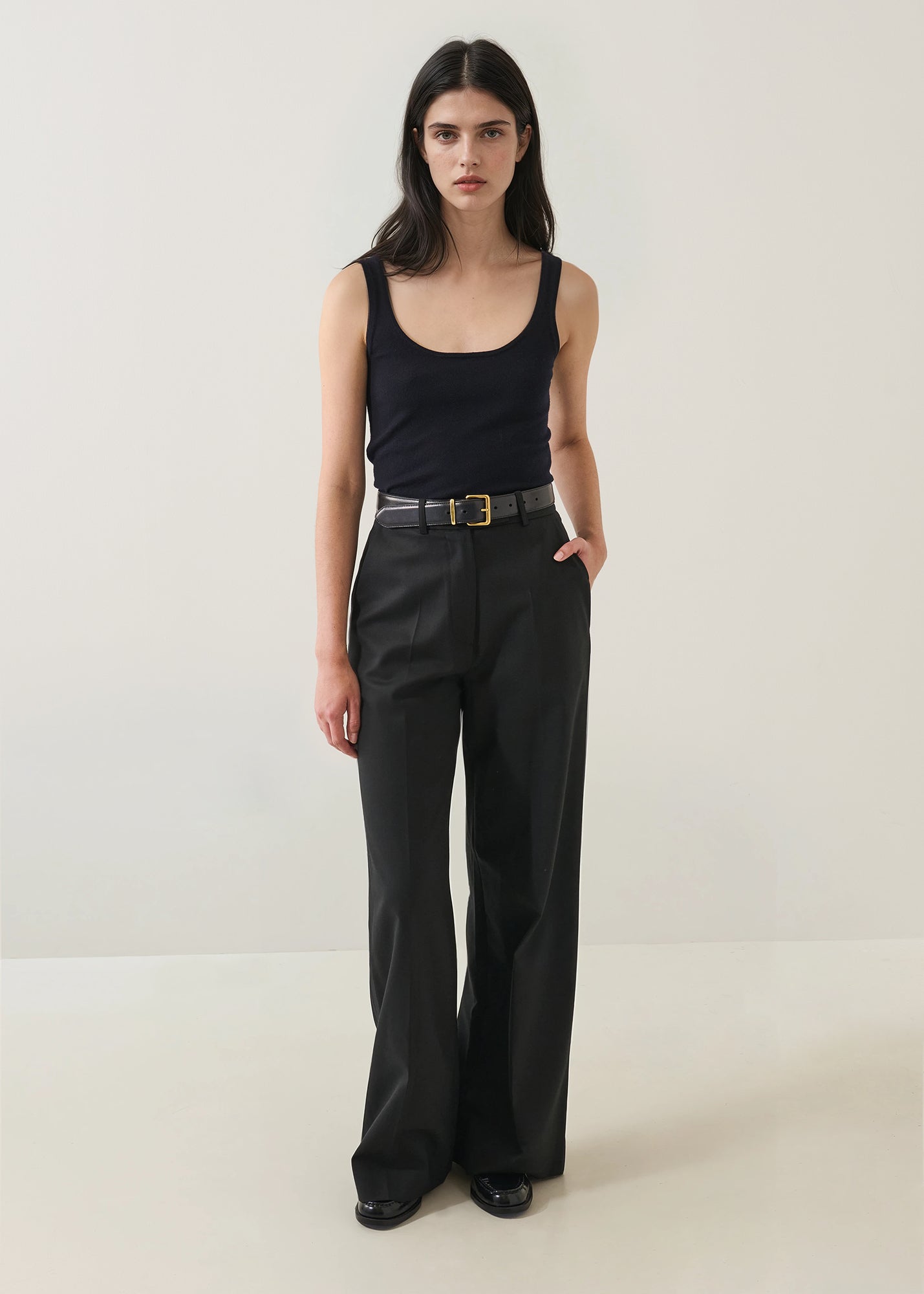 Superfine Merino Fitted Tank