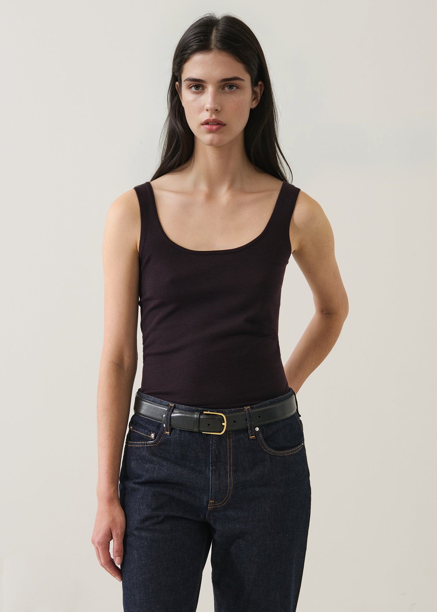 Superfine Merino Fitted Tank