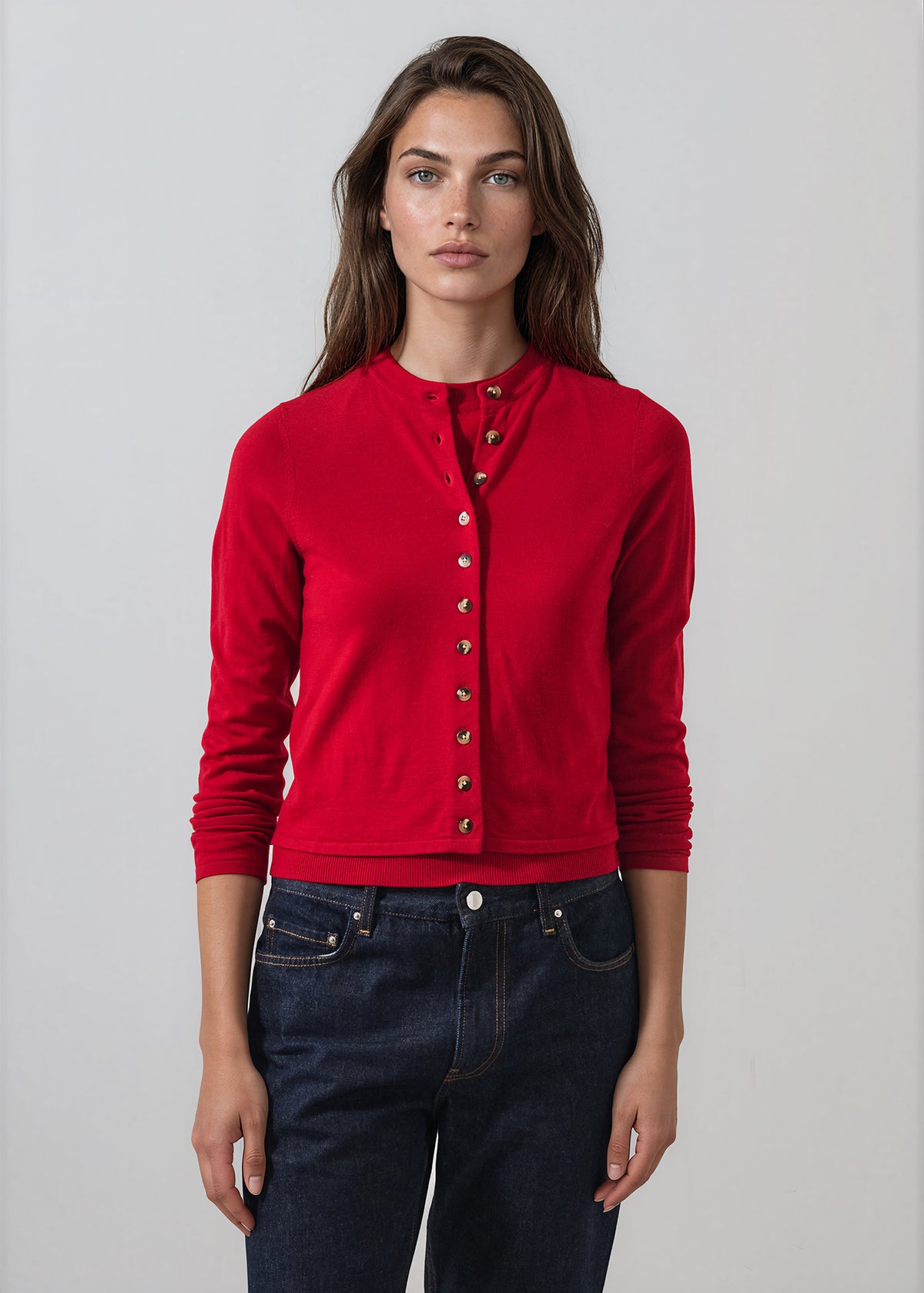 Extra-Fine Merino Cropped Cardigan - PATRICK ASSARAF