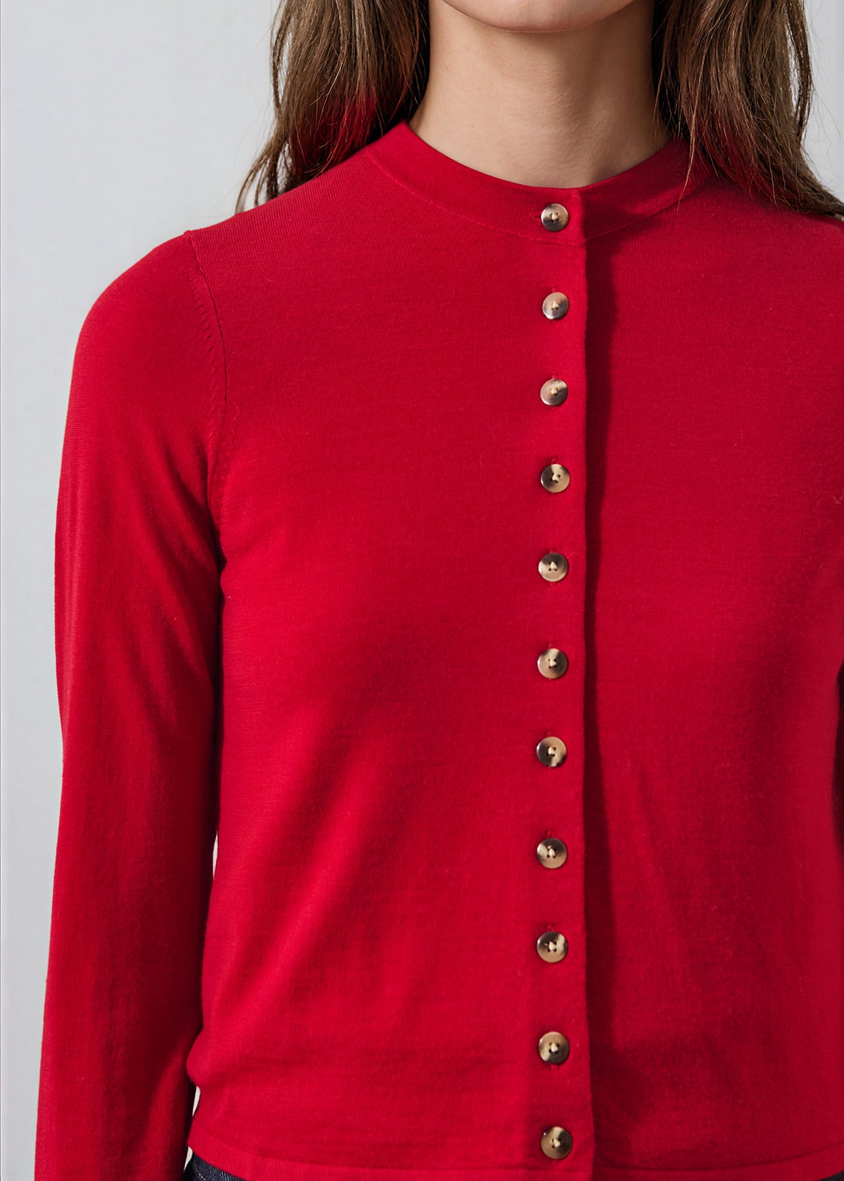 Extra-Fine Merino Cropped Cardigan - PATRICK ASSARAF