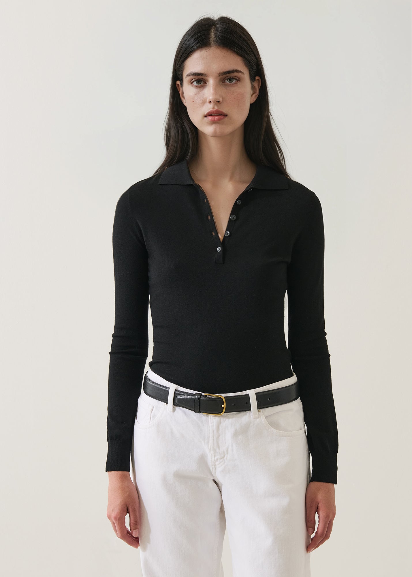 Superfine Merino Fitted Polo