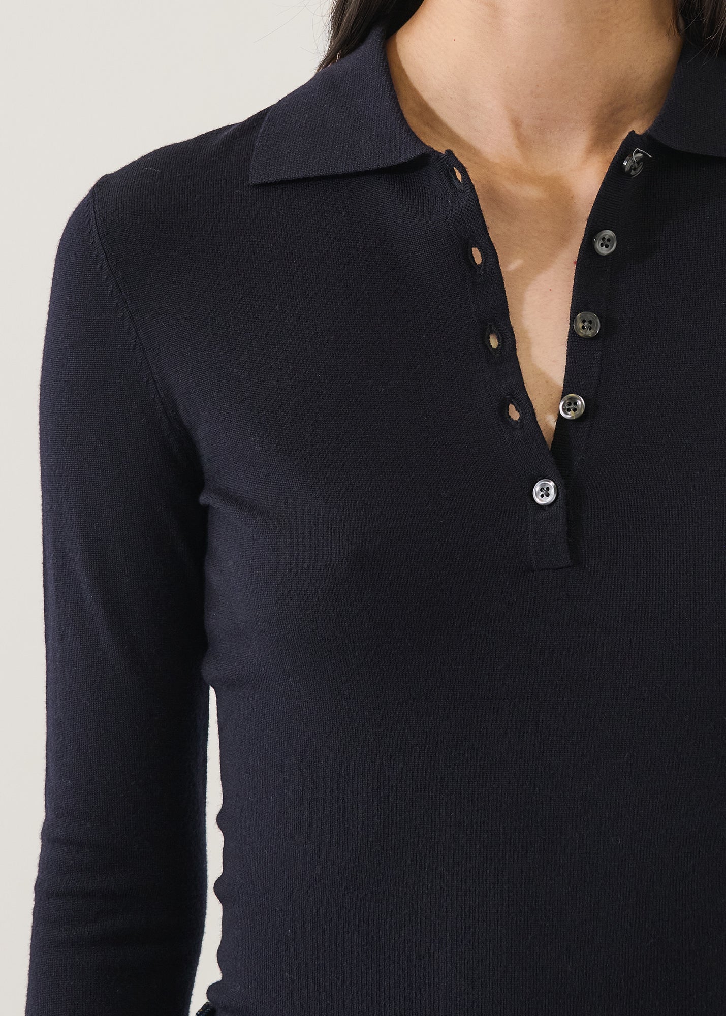 Superfine Merino Fitted Polo