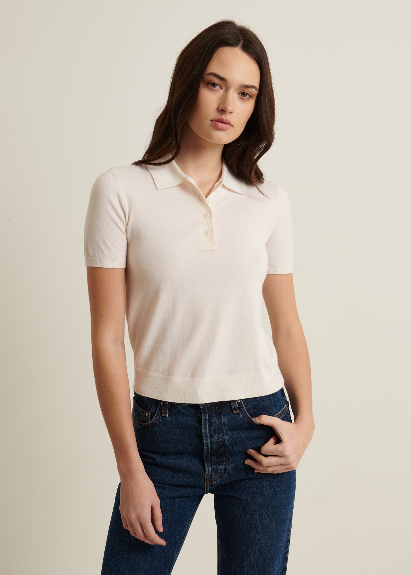 Extra-Fine Merino Fitted Polo