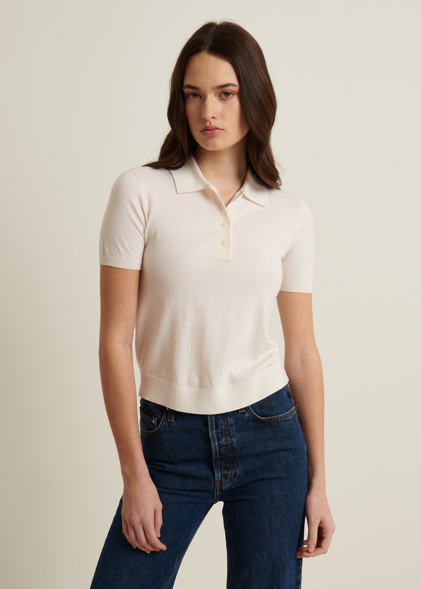 Extra-Fine Merino Fitted Polo