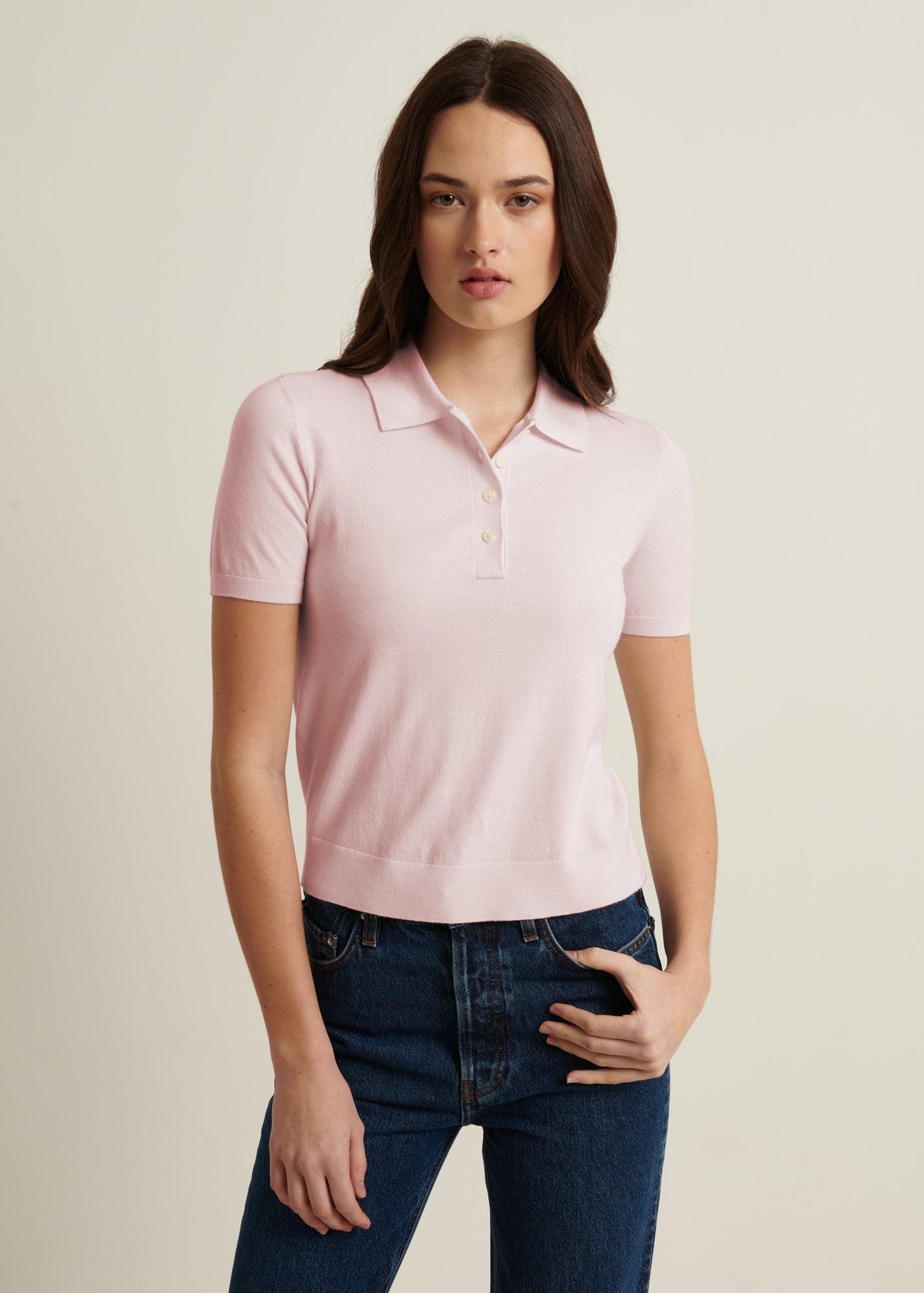 Extra-Fine Merino Fitted Polo