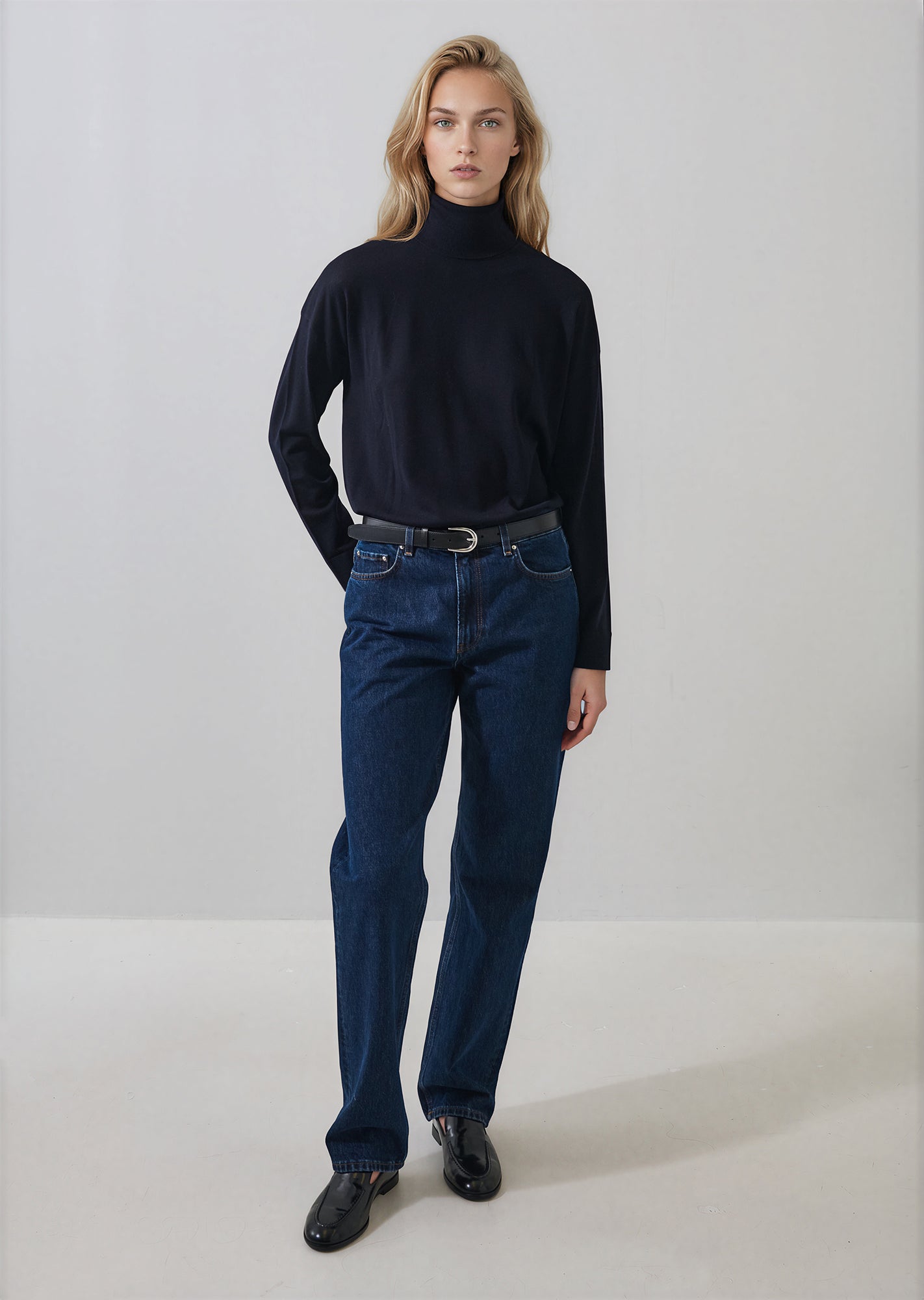 Extra-Fine Merino Relaxed Turtleneck - PATRICK ASSARAF