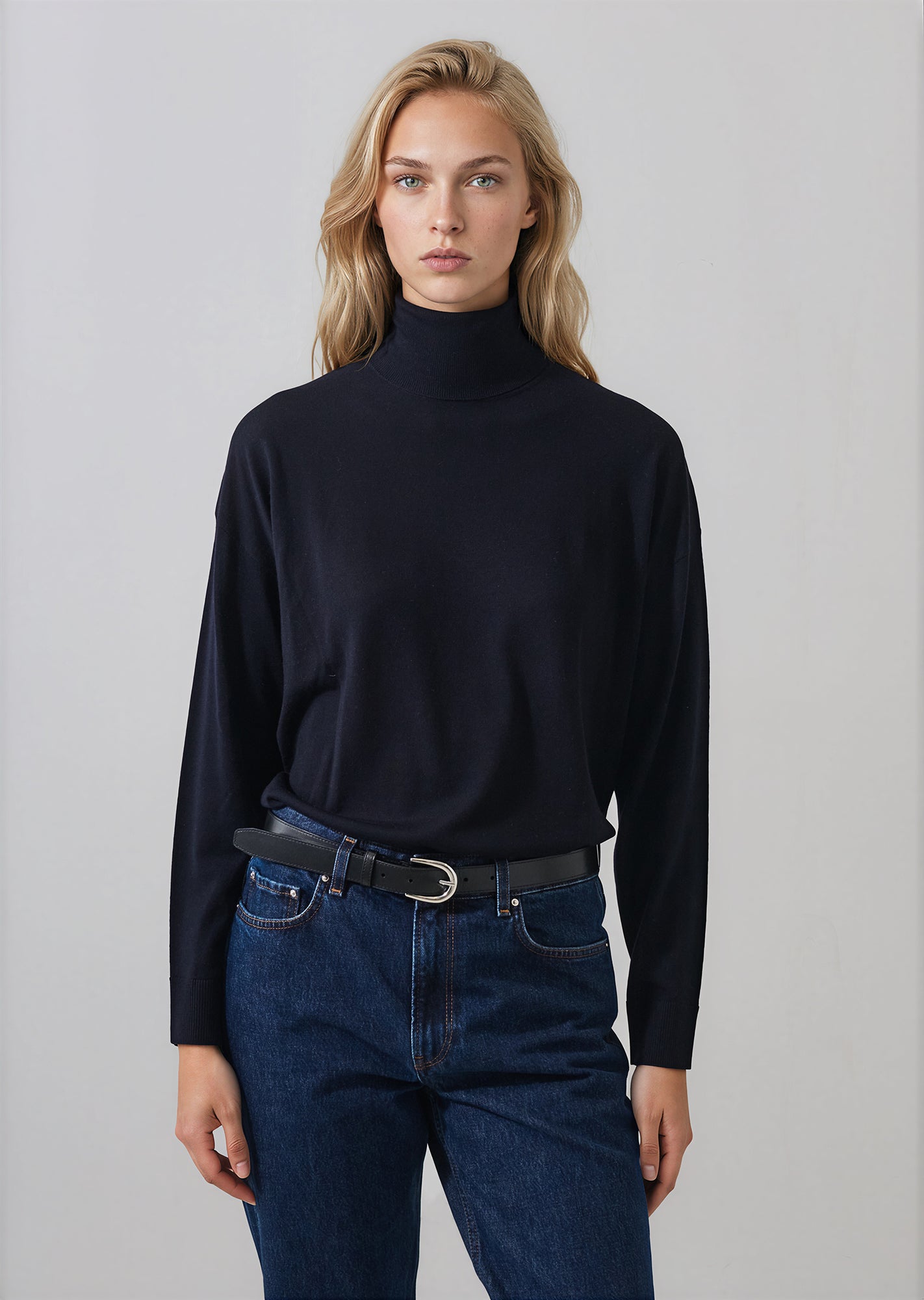Extra-Fine Merino Relaxed Turtleneck - PATRICK ASSARAF