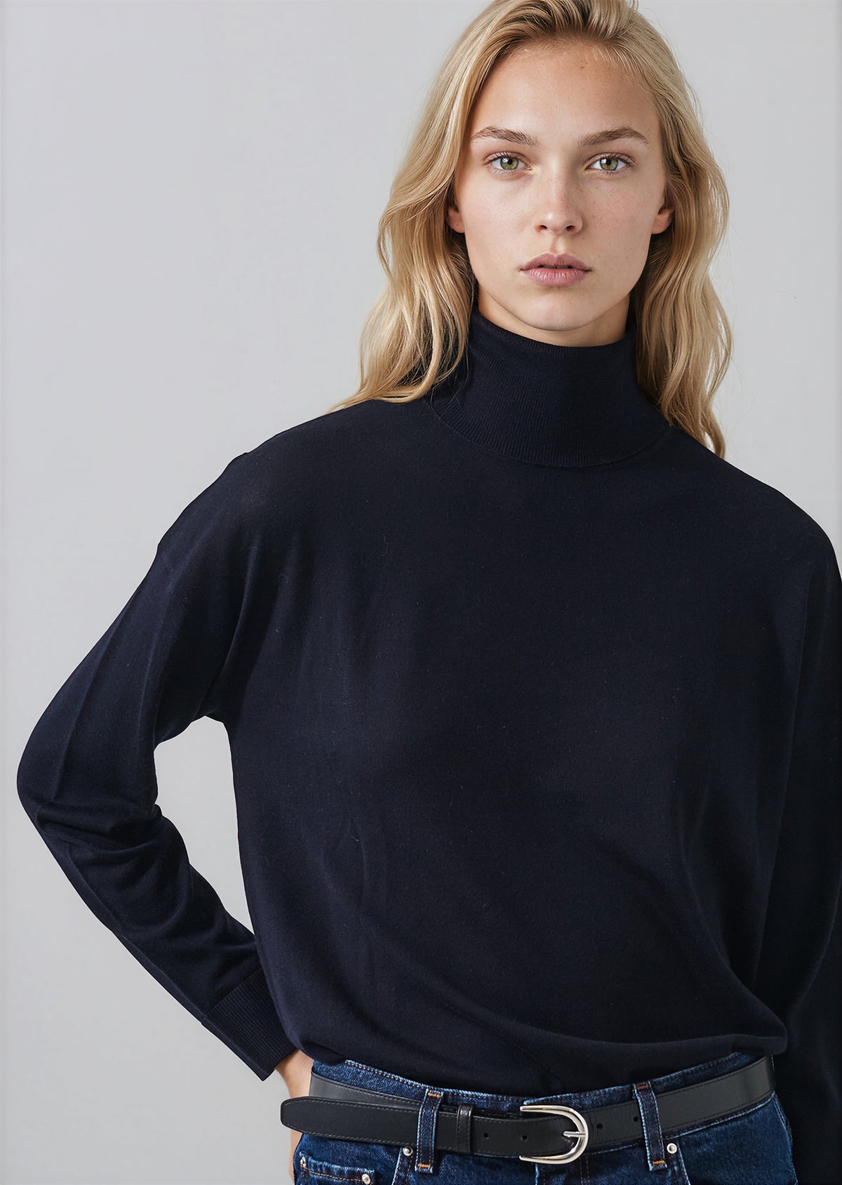 Extra-Fine Merino Relaxed Turtleneck - PATRICK ASSARAF