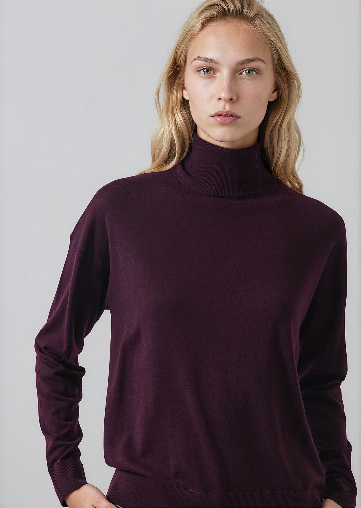 Extra-Fine Merino Relaxed Turtleneck - PATRICK ASSARAF