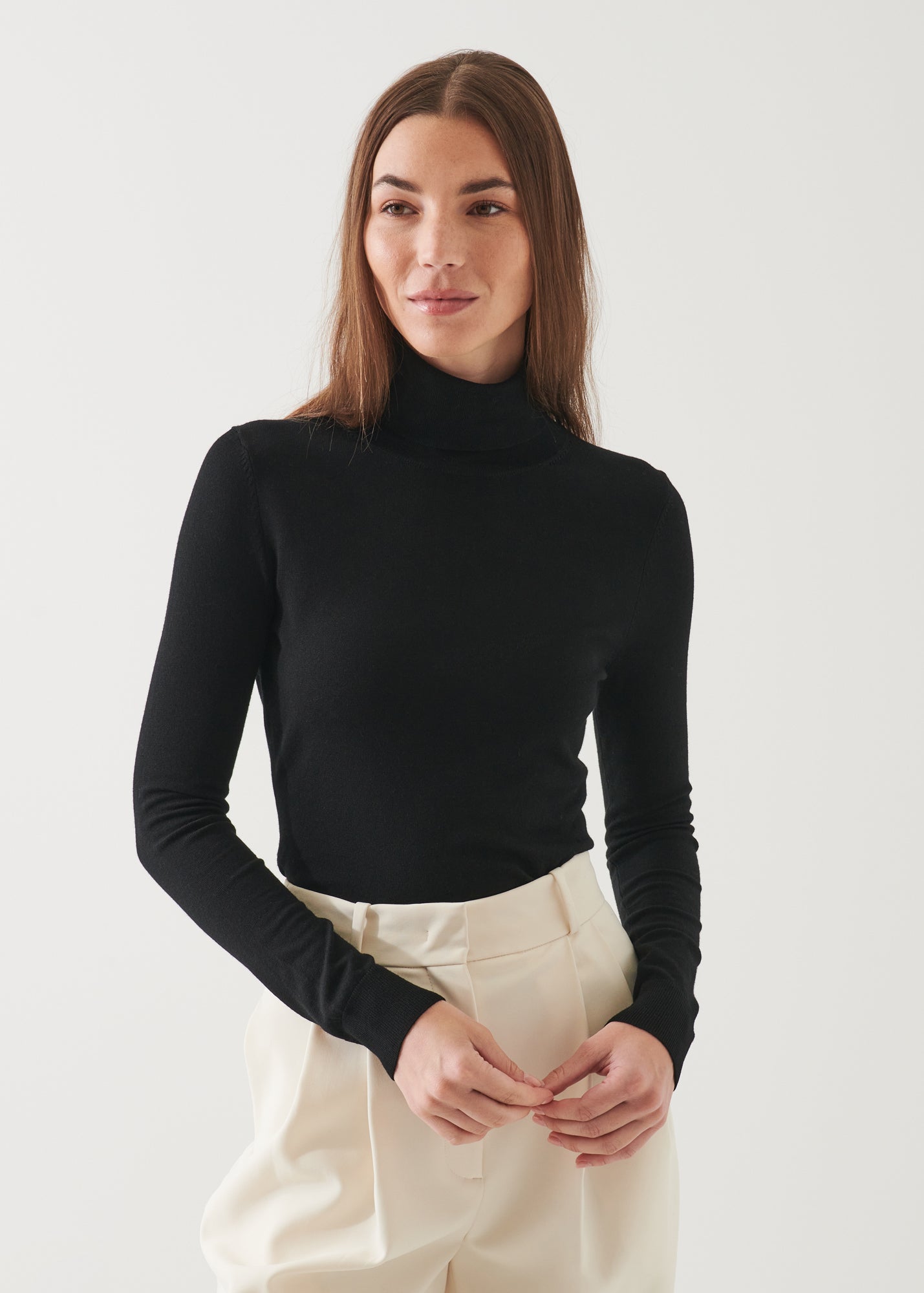 Superfine Merino Turtleneck