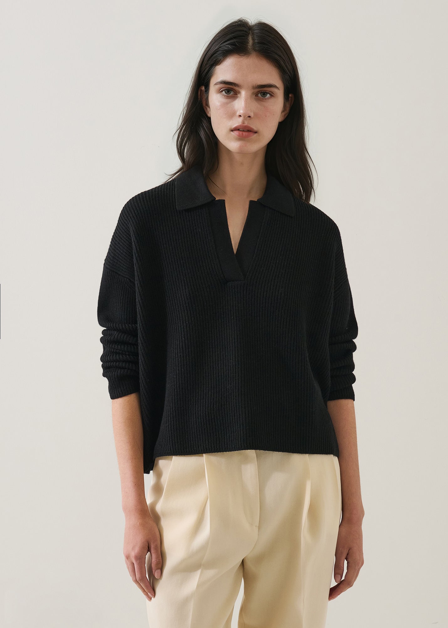 Merino Relaxed Polo