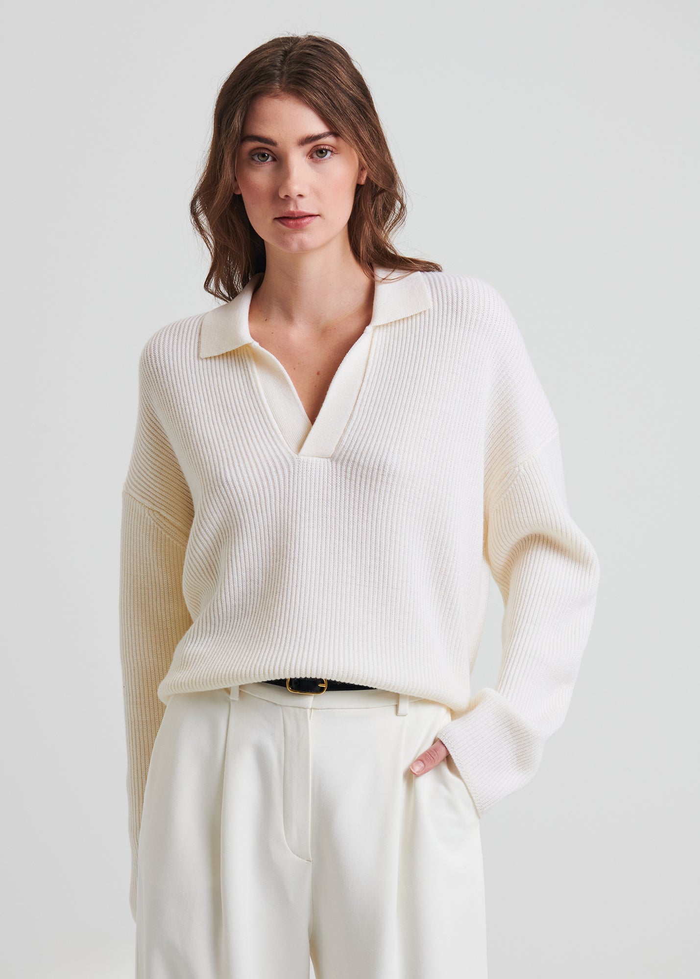 Merino Relaxed Polo