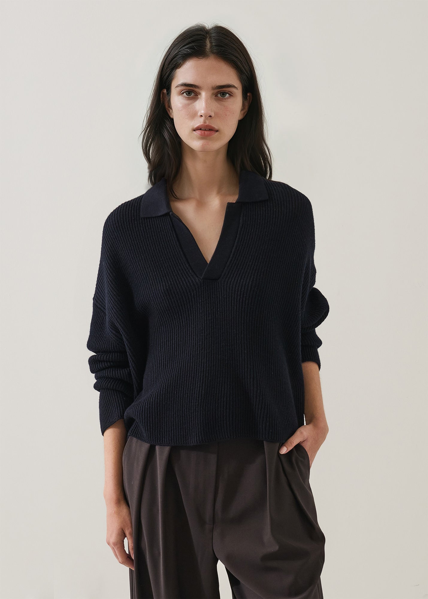 Merino Relaxed Polo