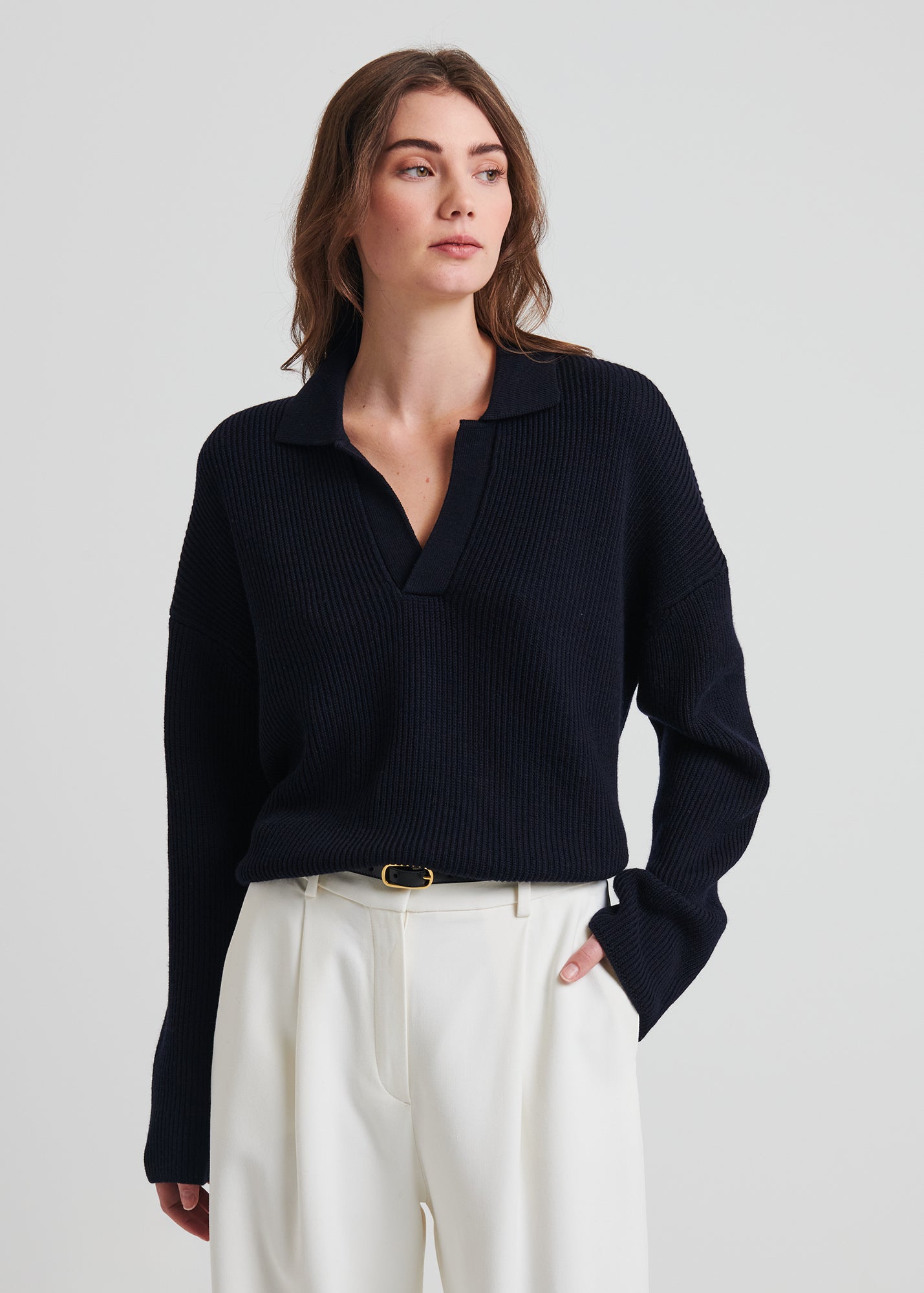 Merino Relaxed Polo
