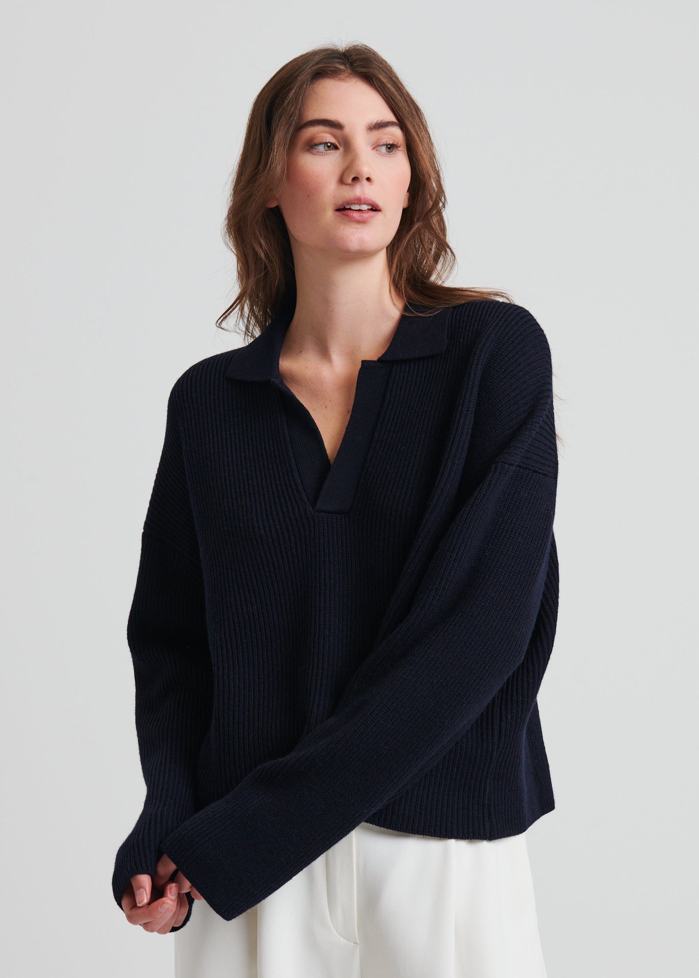 Merino Relaxed Polo