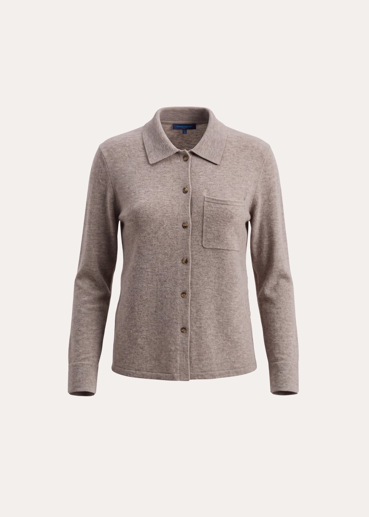 Merino Cashmere Relaxed Knit Shirt - PATRICK ASSARAF