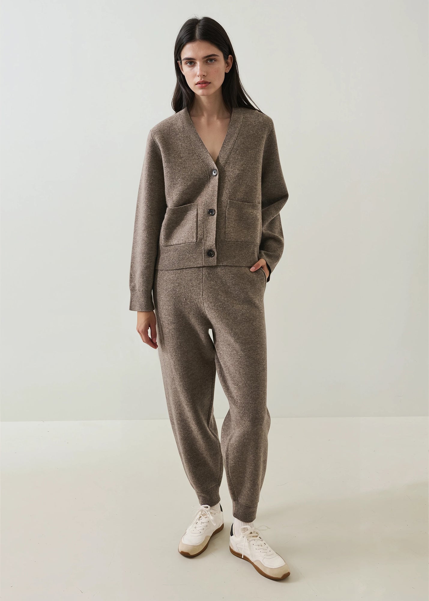 Merino Cashmere Double Knit Jogger