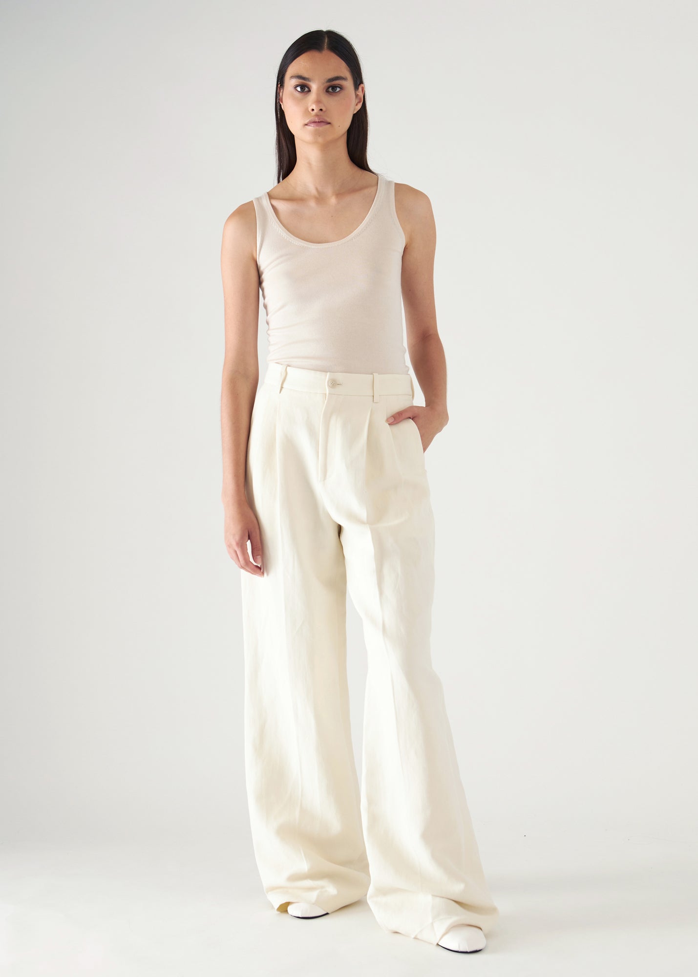 Superfine Merino Lyocell Scoop Neck Tank