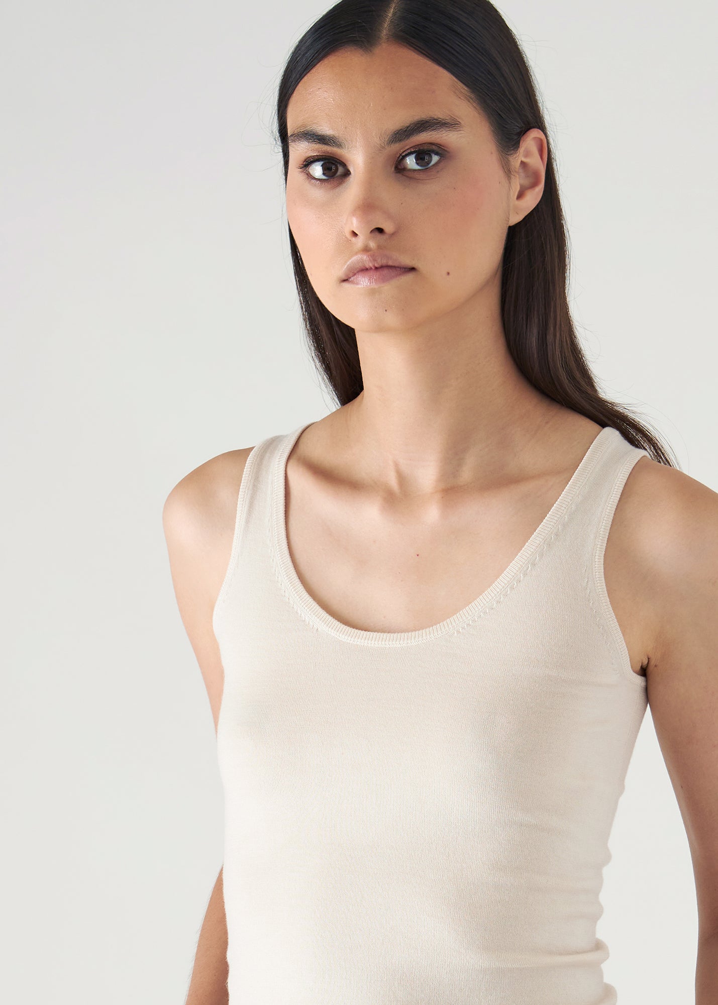 Superfine Merino Lyocell Scoop Neck Tank