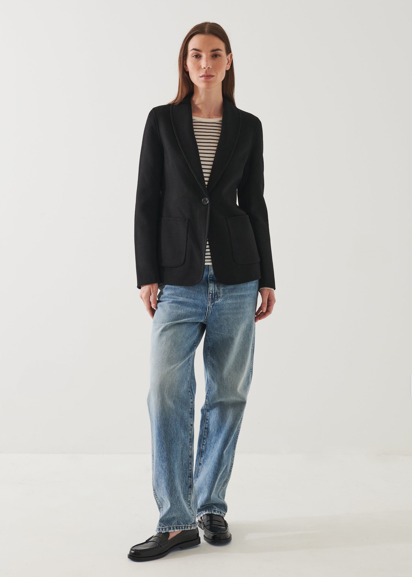 SHAWL COLLAR CASHMERE BLAZER | PATRICK ASSARAF.