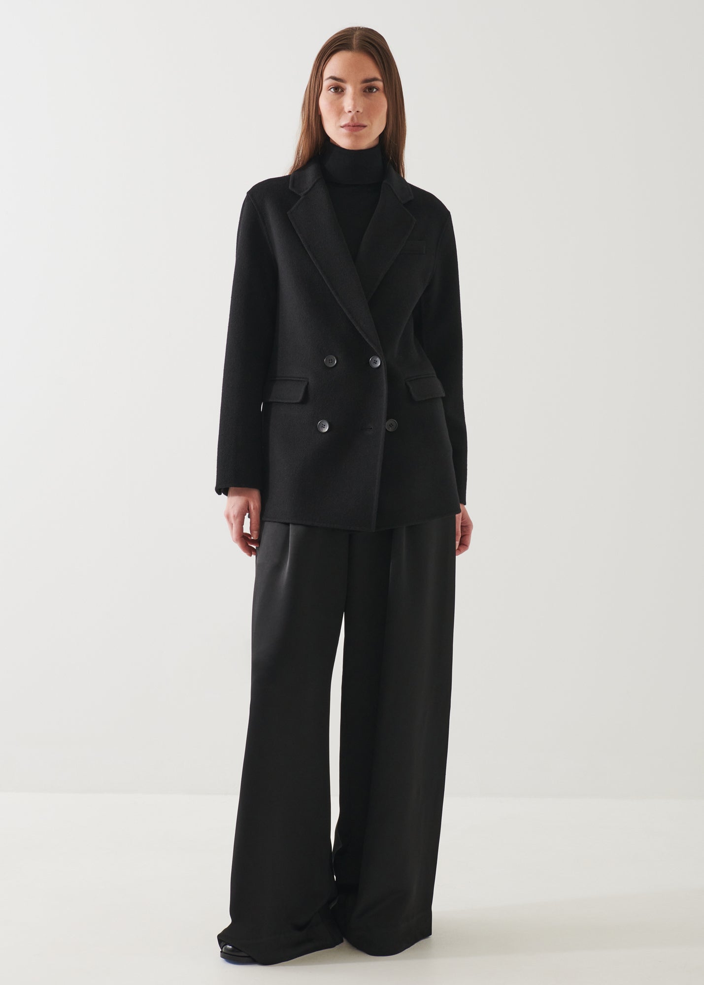 DOUBLE BREASTED CASHMERE BLAZER | PATRICK ASSARAF.