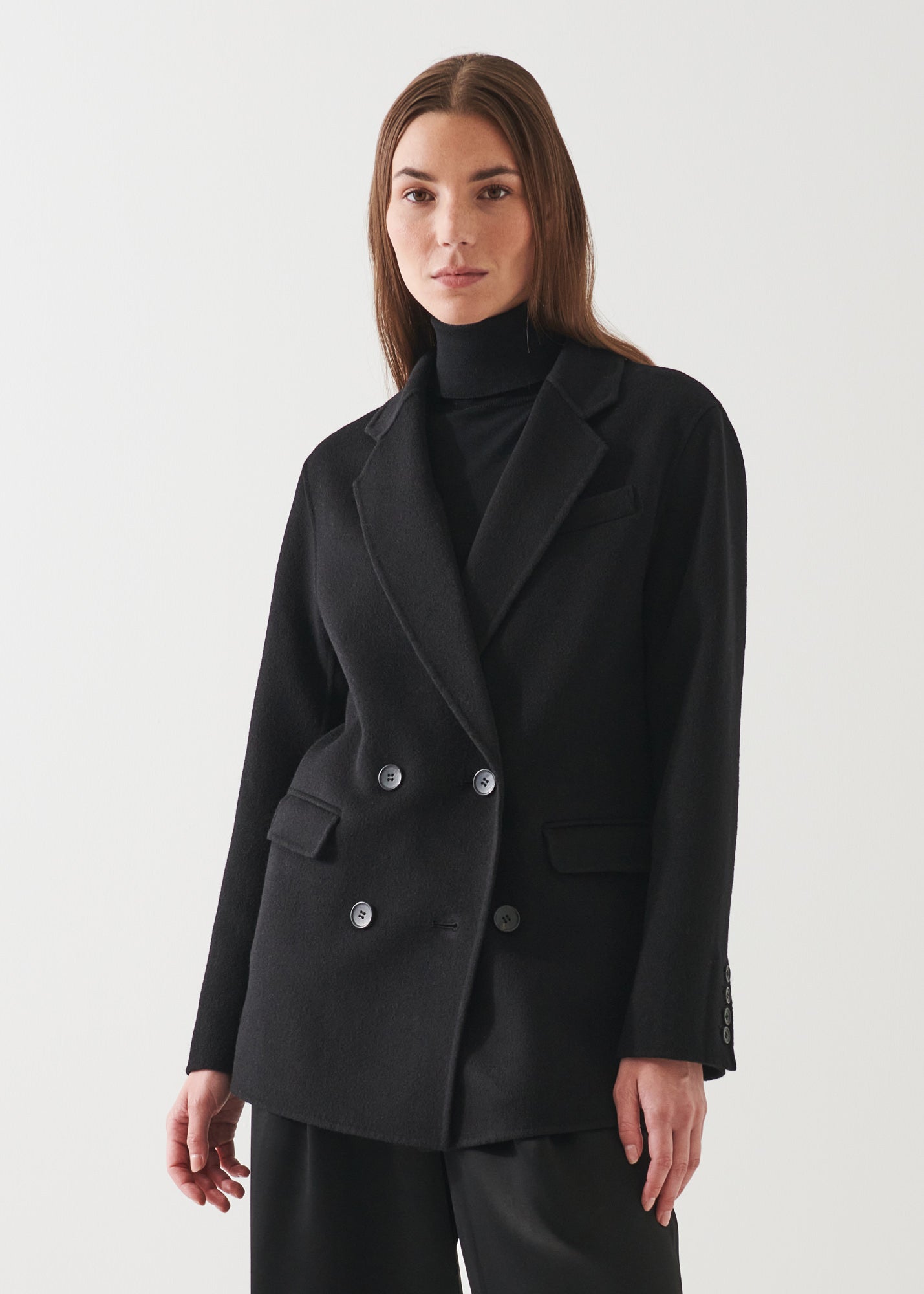 DOUBLE BREASTED CASHMERE BLAZER | PATRICK ASSARAF.