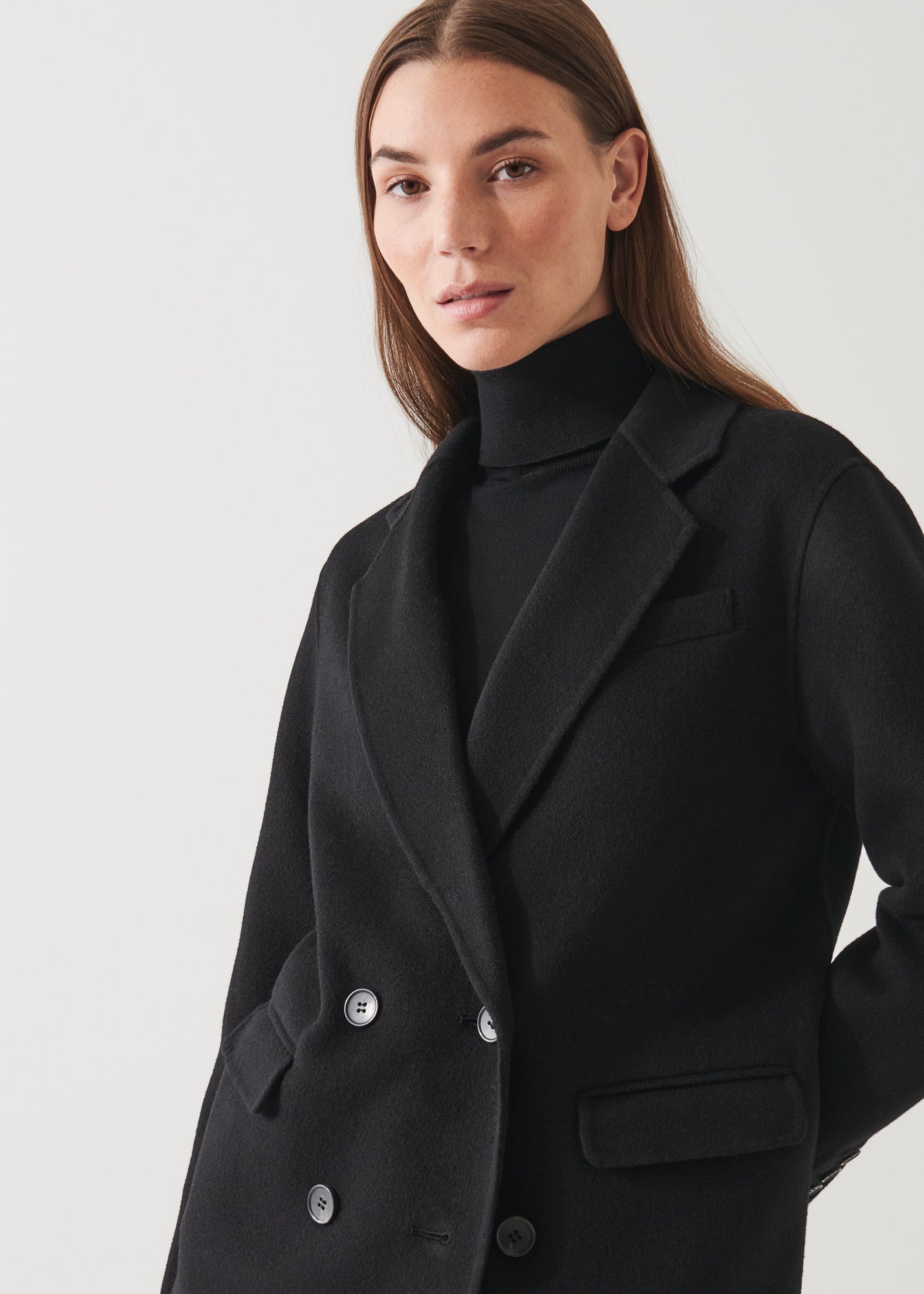 DOUBLE BREASTED CASHMERE BLAZER | PATRICK ASSARAF.