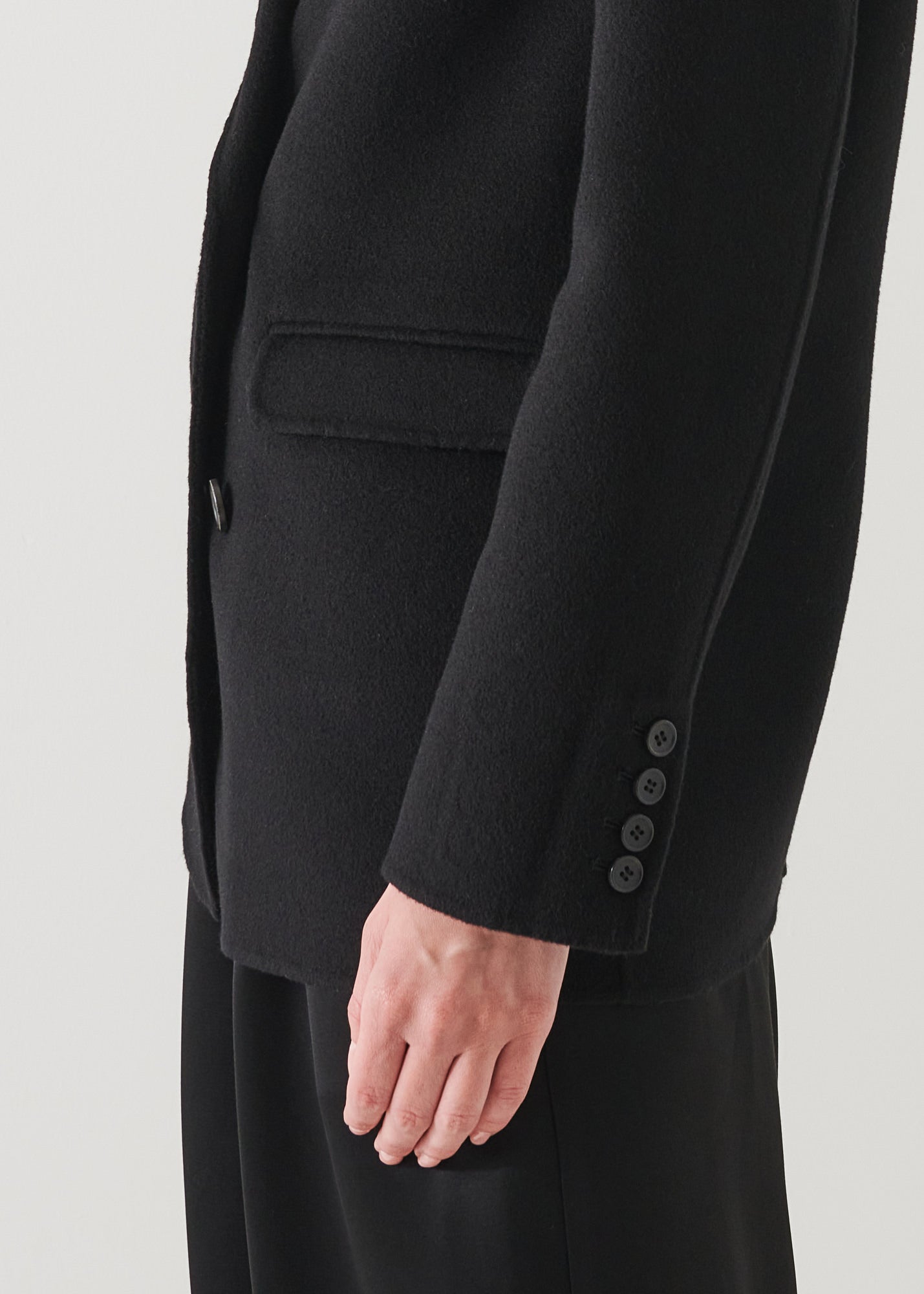 DOUBLE BREASTED CASHMERE BLAZER | PATRICK ASSARAF.