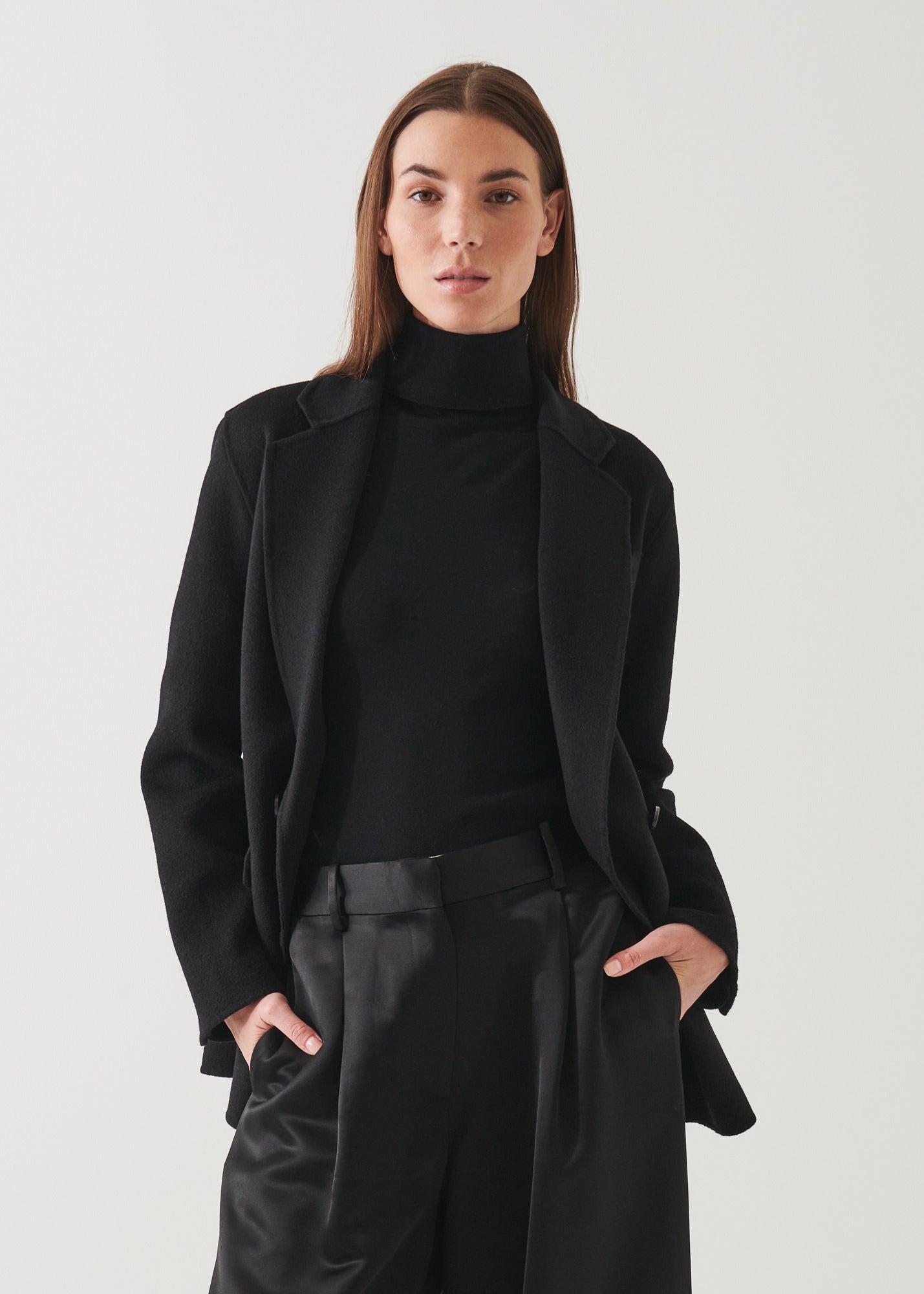 DOUBLE BREASTED CASHMERE BLAZER | PATRICK ASSARAF.