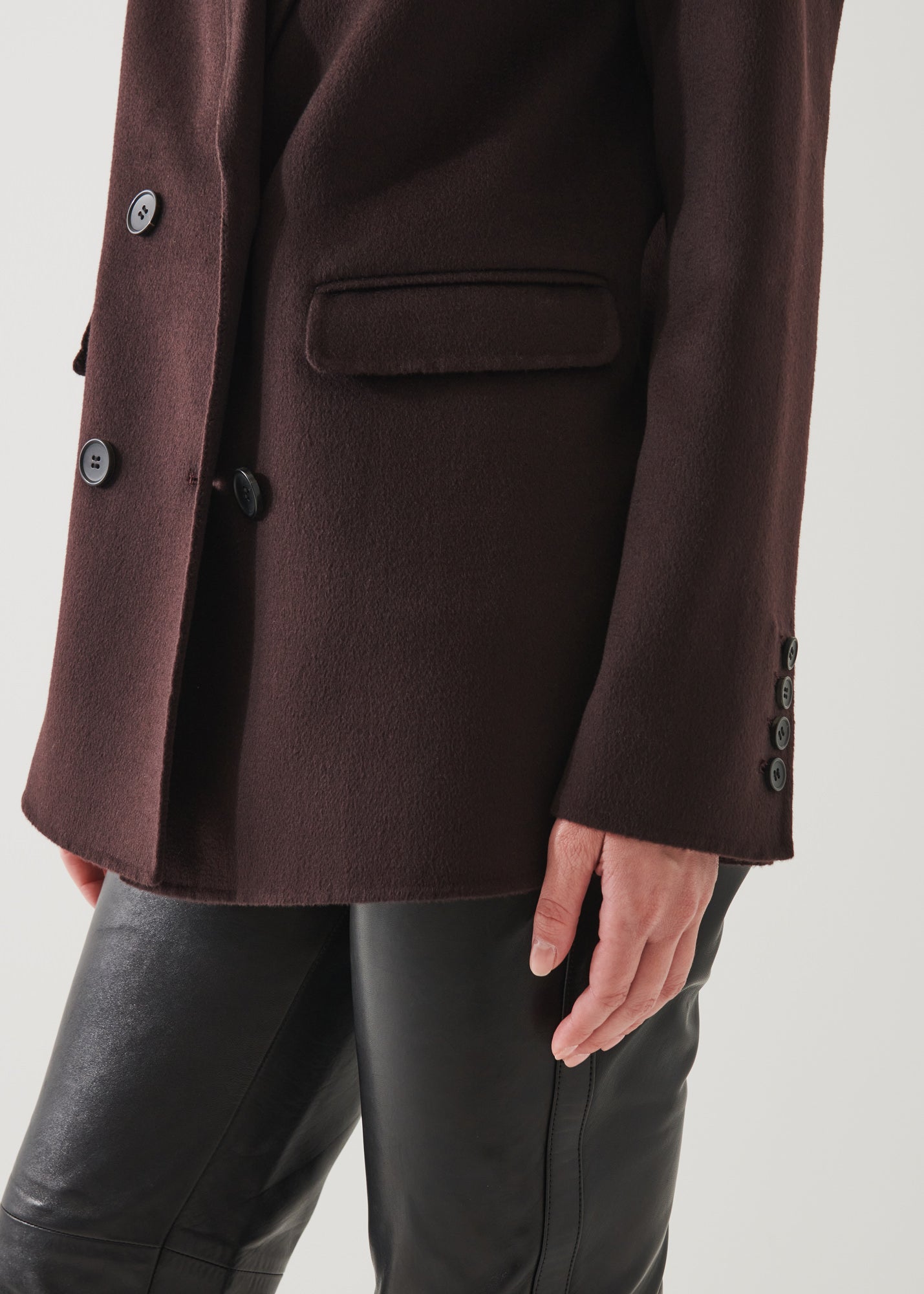 DOUBLE BREASTED CASHMERE BLAZER | PATRICK ASSARAF.