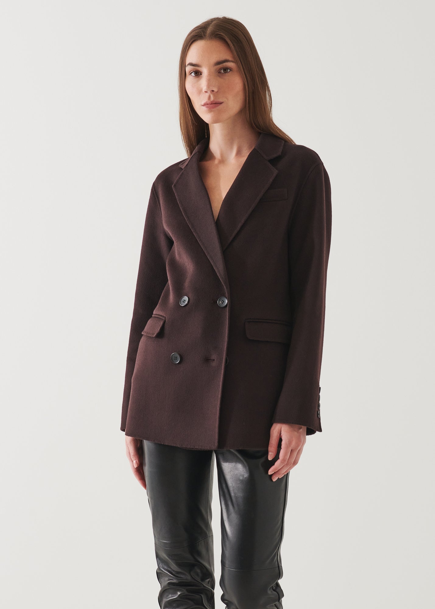 DOUBLE BREASTED CASHMERE BLAZER | PATRICK ASSARAF.