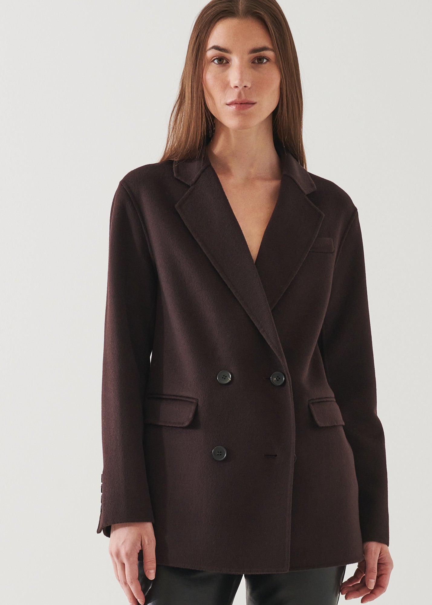 DOUBLE BREASTED CASHMERE BLAZER | PATRICK ASSARAF.