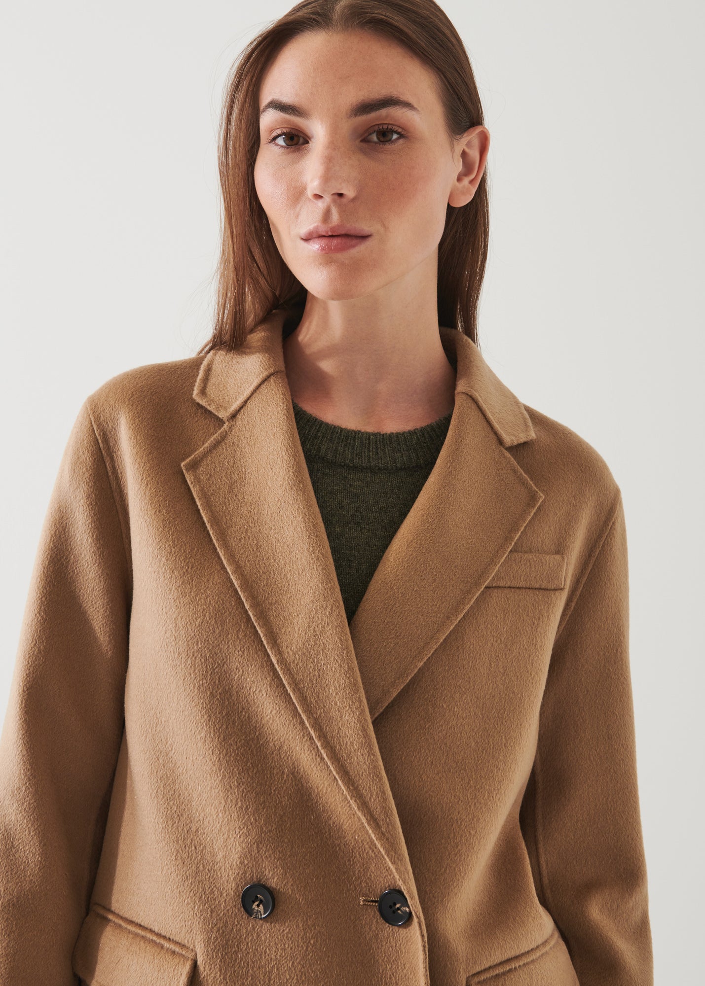 DOUBLE BREASTED CASHMERE BLAZER | PATRICK ASSARAF.