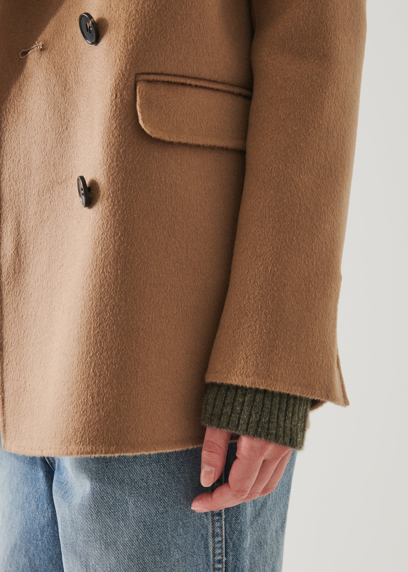 DOUBLE BREASTED CASHMERE BLAZER | PATRICK ASSARAF.