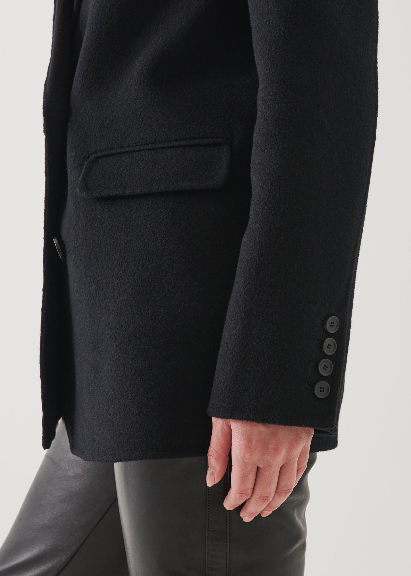 DOUBLE BREASTED WOOL BLAZER | PATRICK ASSARAF.