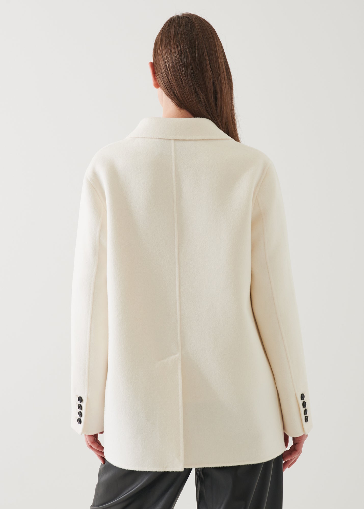 DOUBLE BREASTED WOOL BLAZER | PATRICK ASSARAF.
