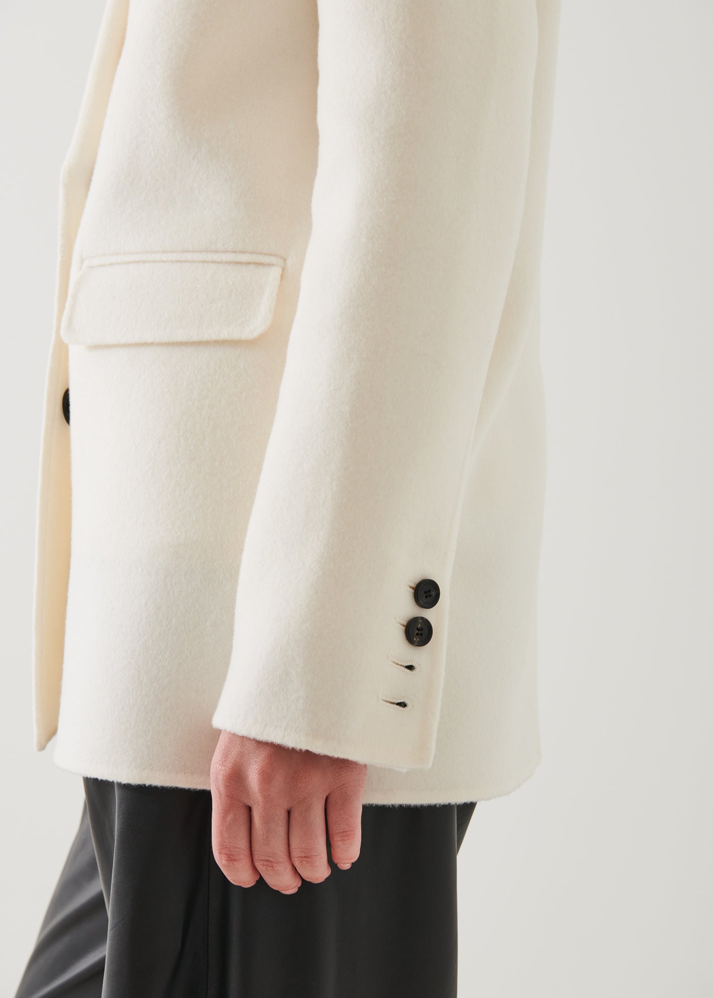 DOUBLE BREASTED WOOL BLAZER | PATRICK ASSARAF.