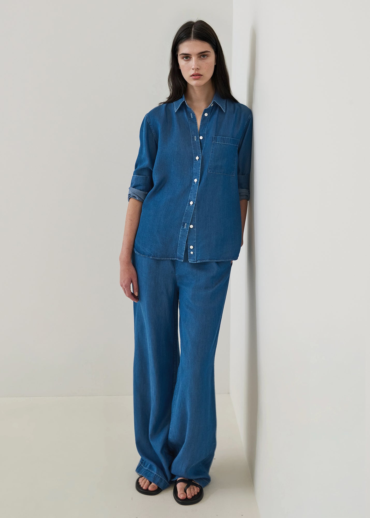 Tencel Stonewash Drawstring Pant - PATRICK ASSARAF