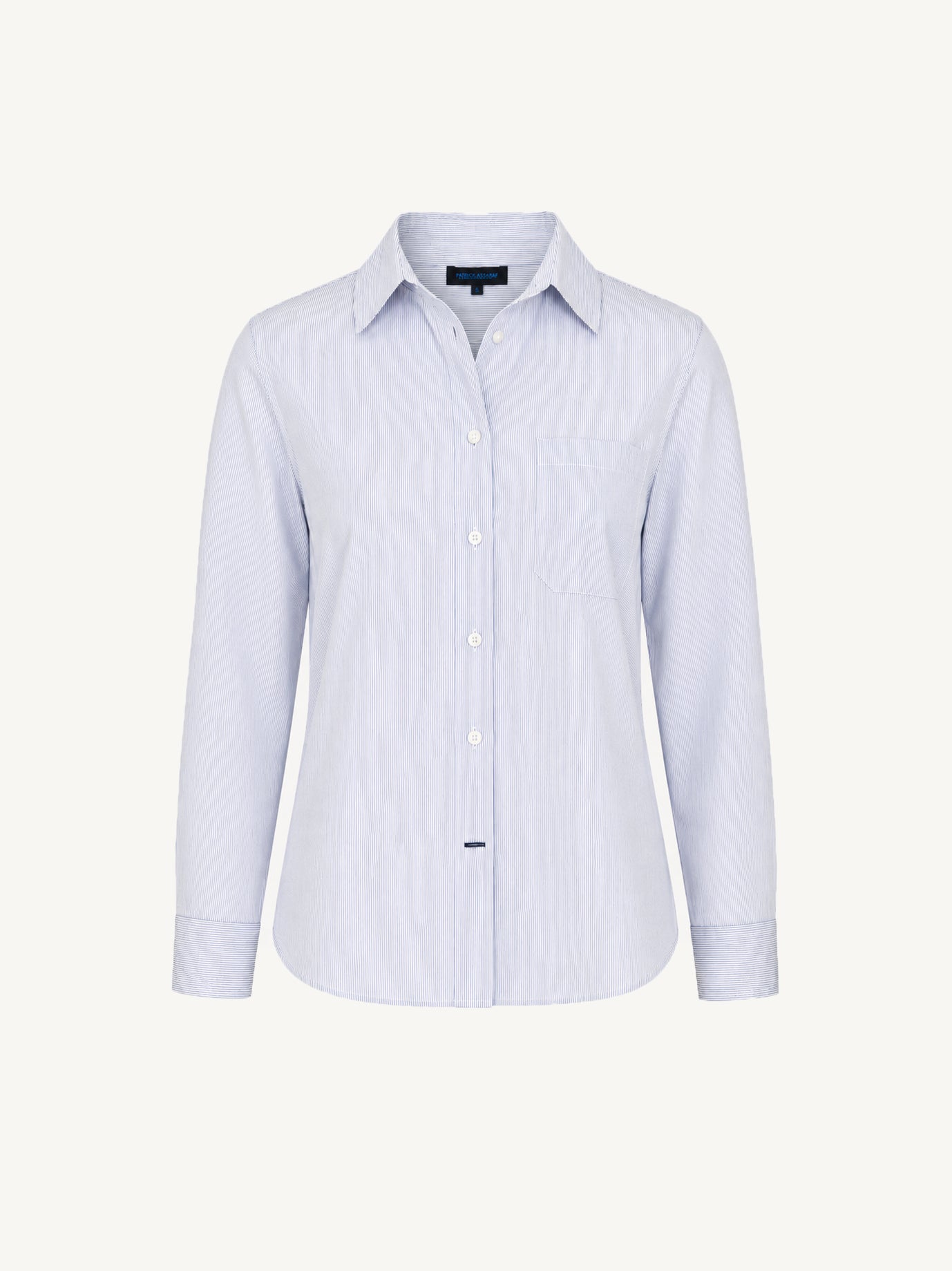 Cotton Stripe Boyfriend Pocket Shirt - PATRICK ASSARAF
