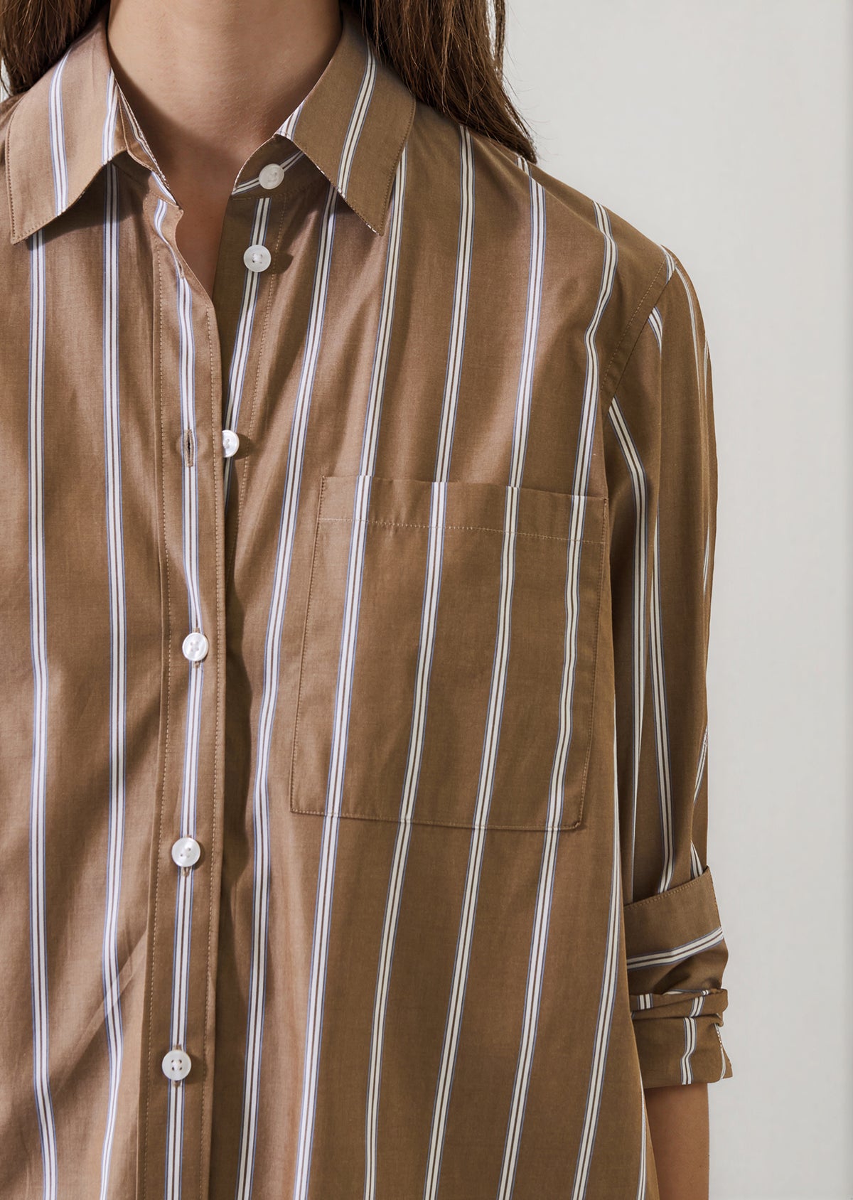 Cotton Boyfriend Pocket Shirt - PATRICK ASSARAF