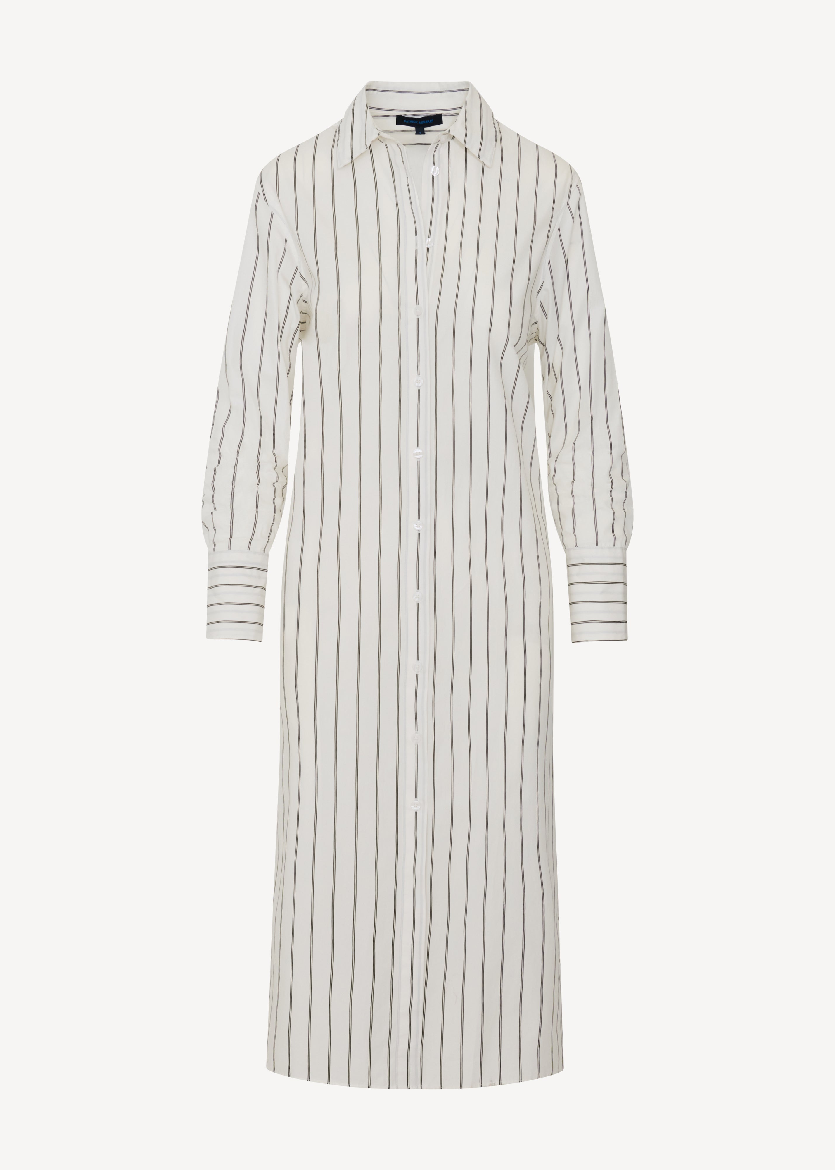 Cotton Stripe Shirt Dress - PATRICK ASSARAF