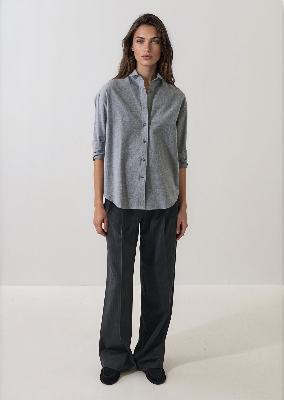 Flannel Boyfriend Shirt - PATRICK ASSARAF