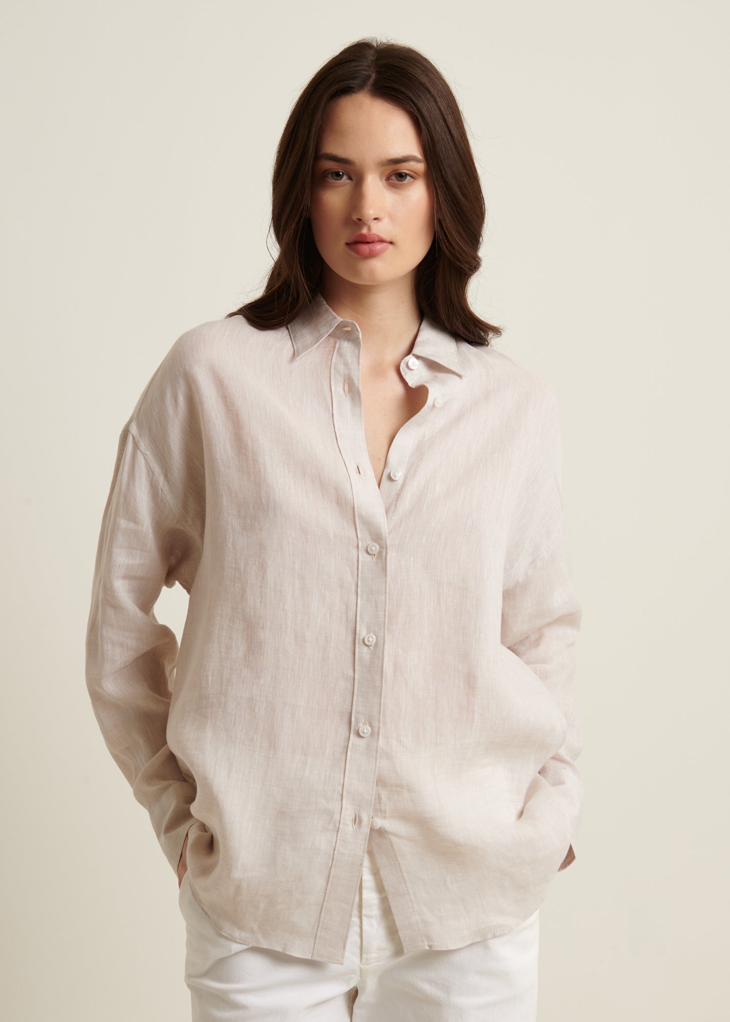 Linen Boyfriend Shirt