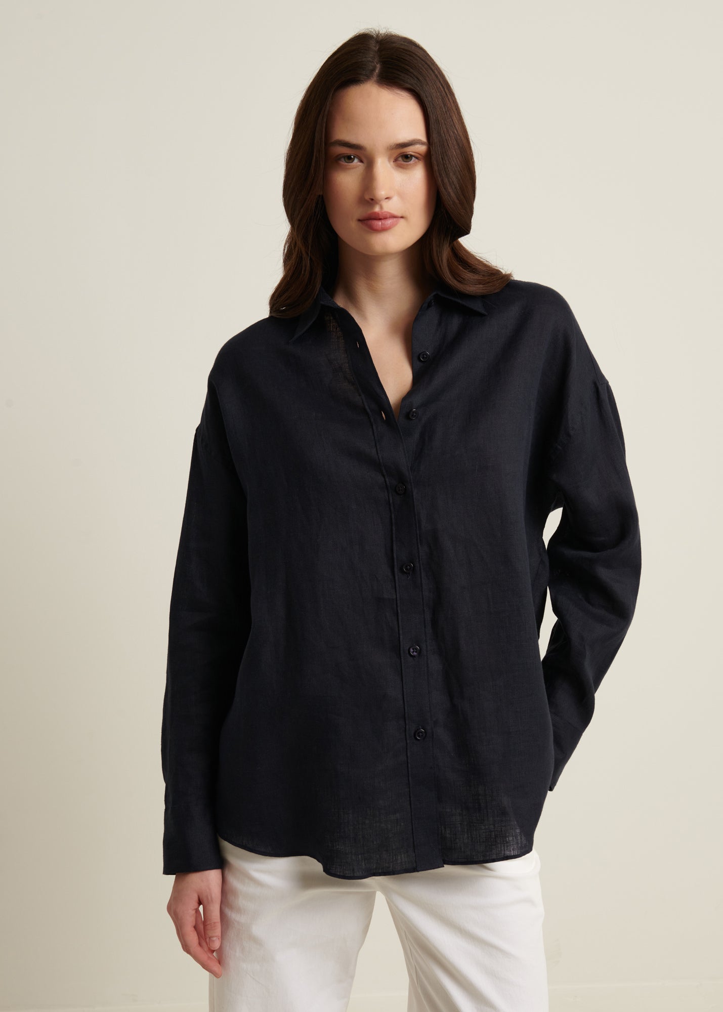 Linen Boyfriend Shirt