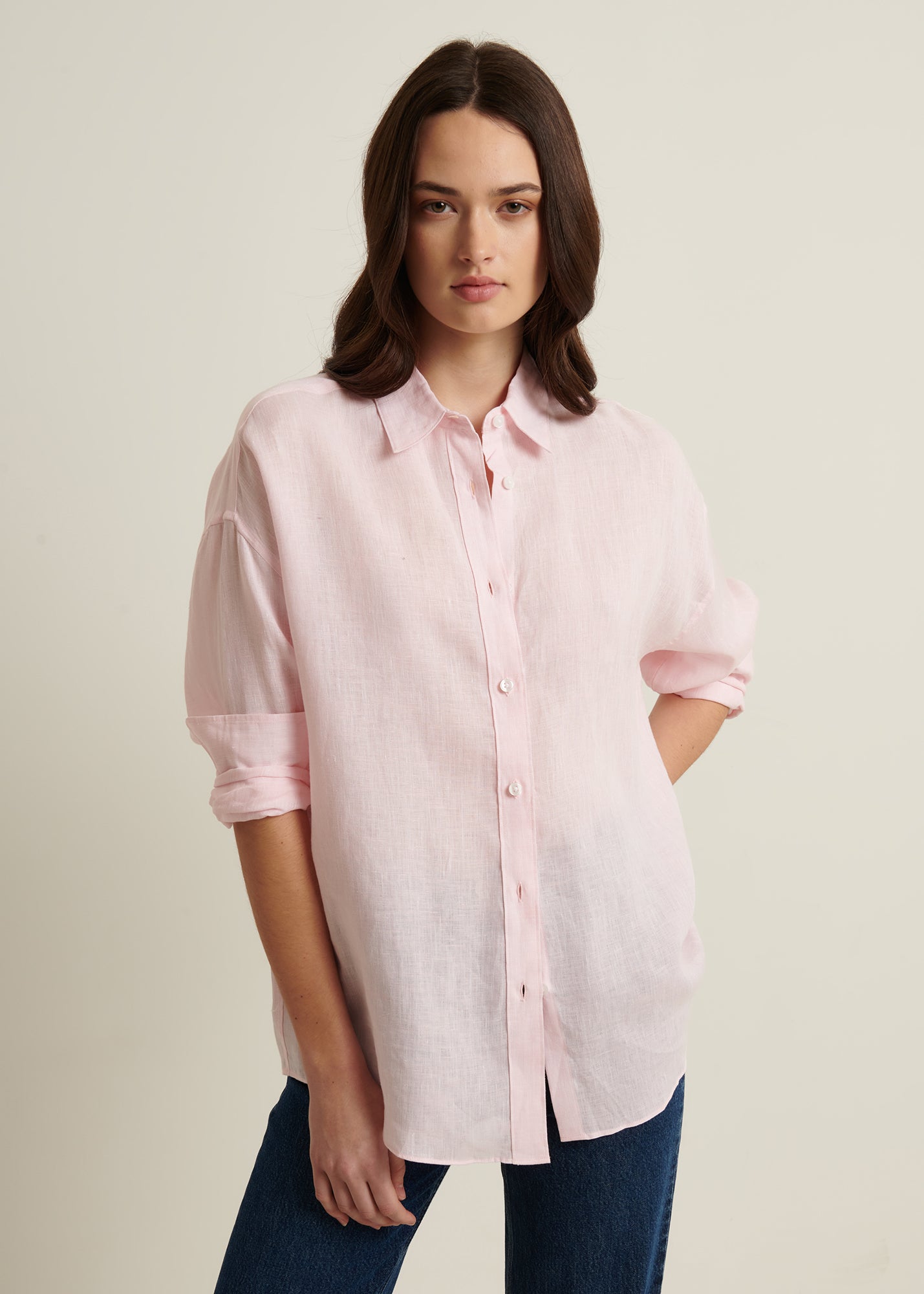 Linen Boyfriend Shirt