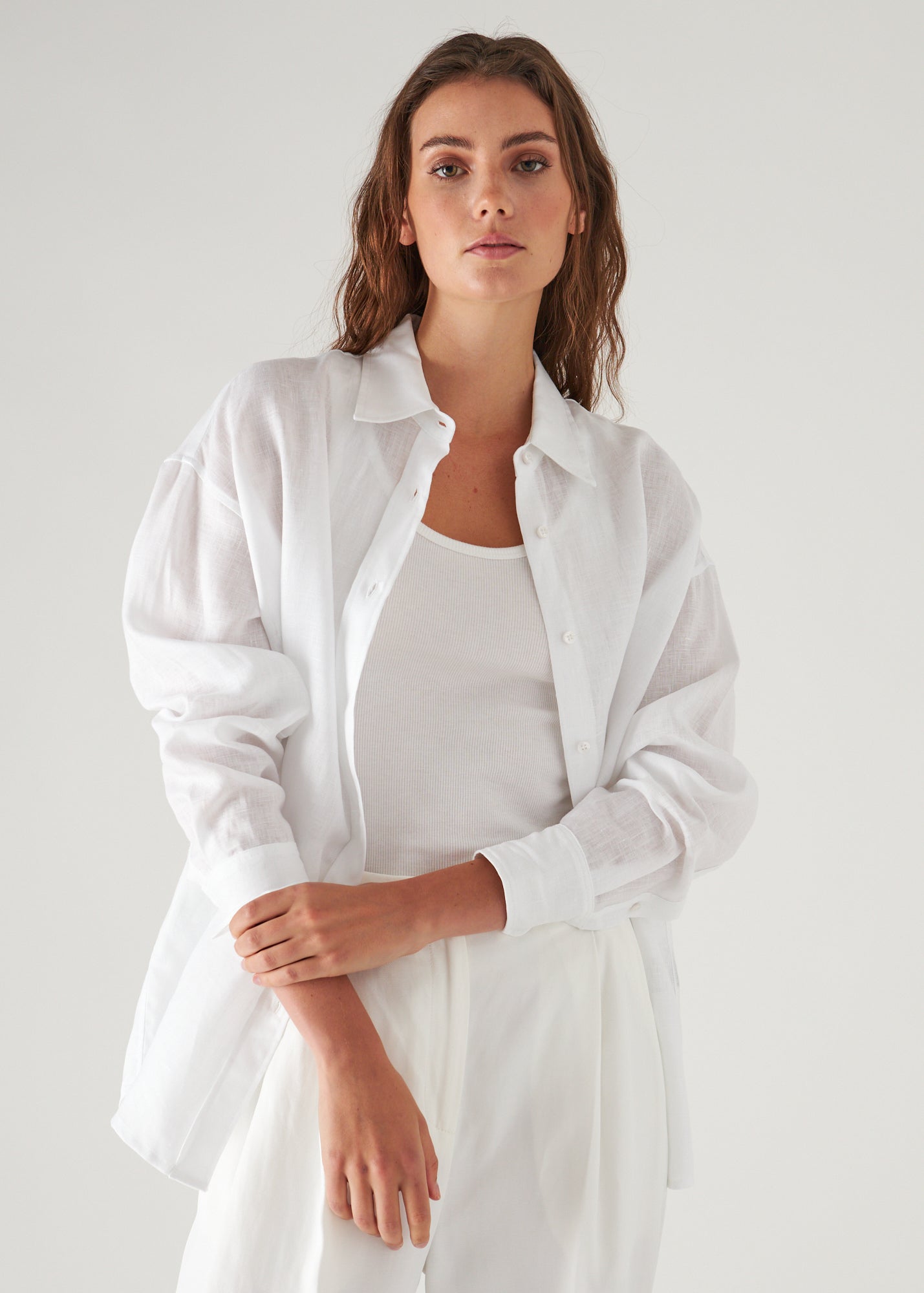 Linen Boyfriend Shirt