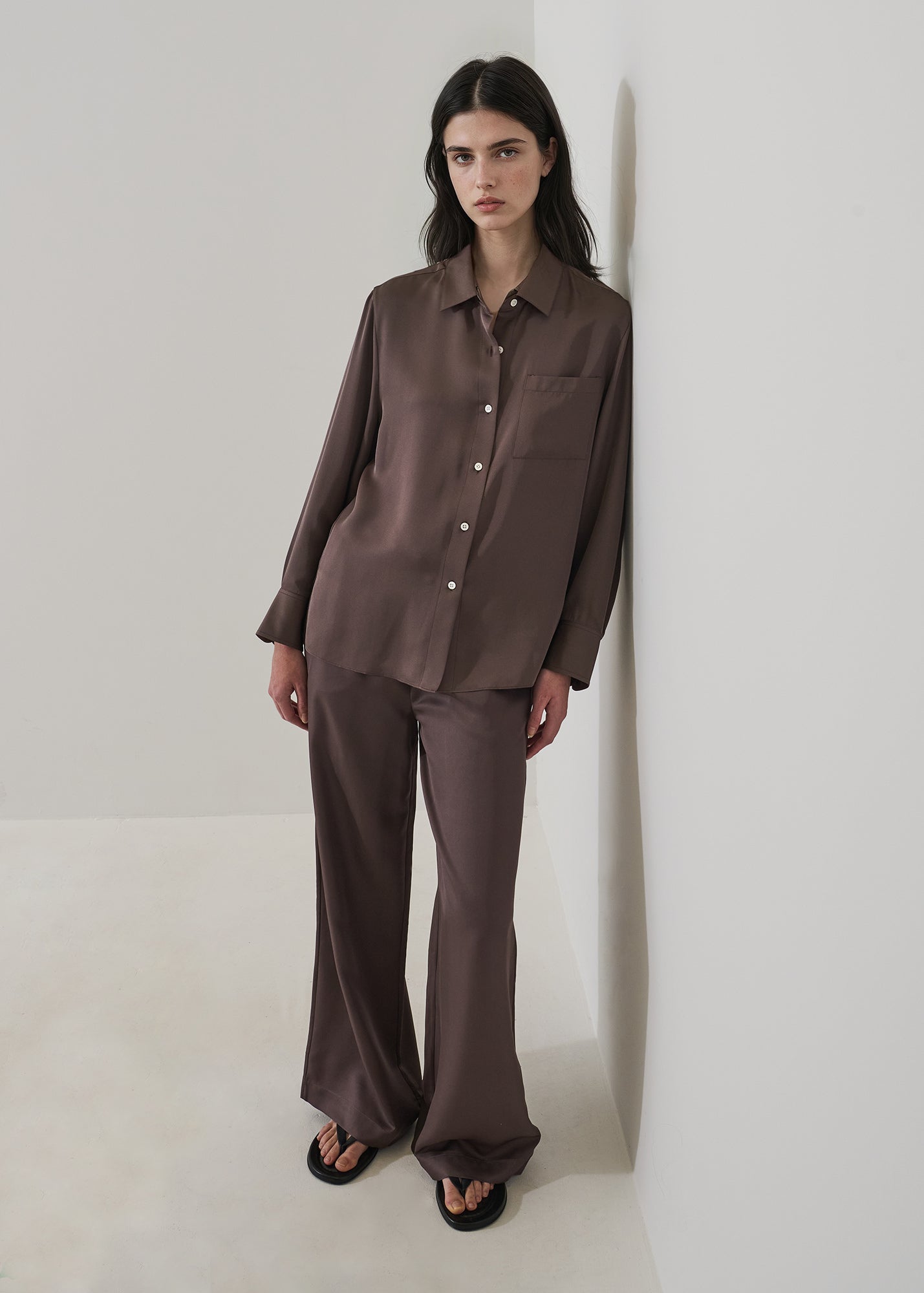 Silk Satin Drawstring Pant - PATRICK ASSARAF