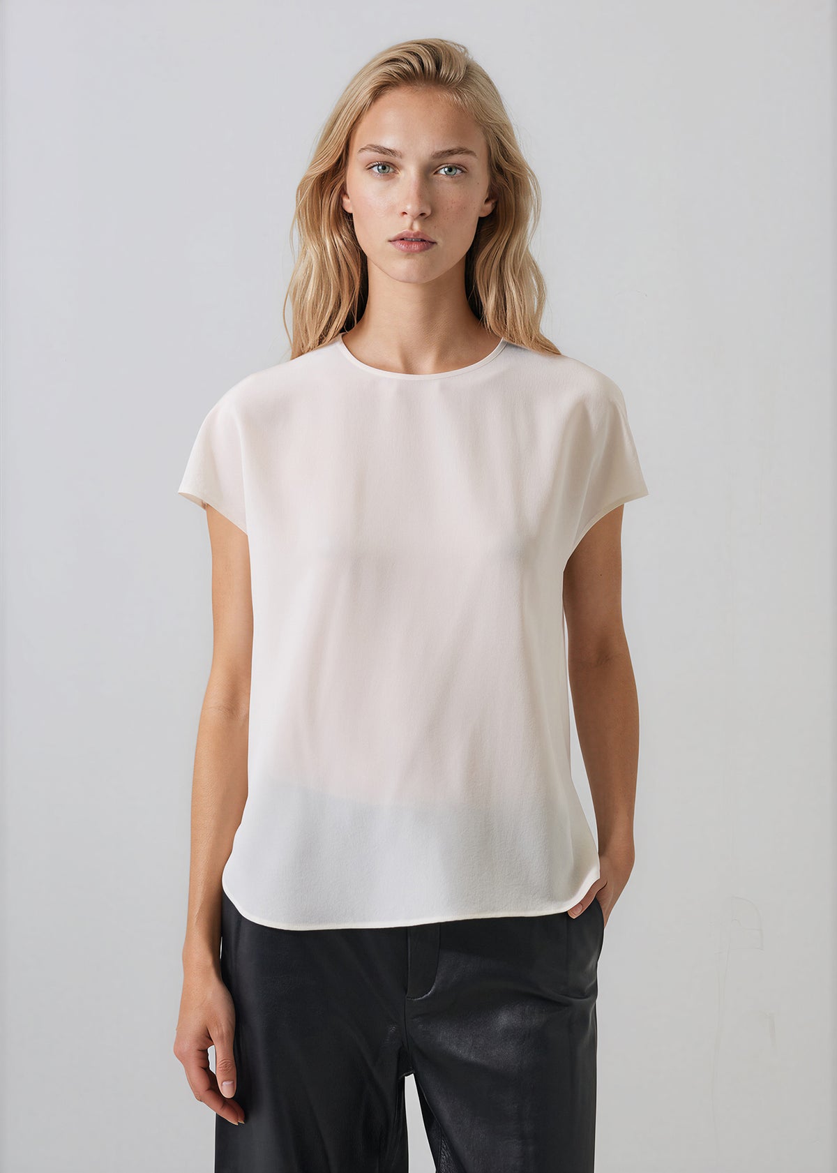 Silk Dolman Crewneck