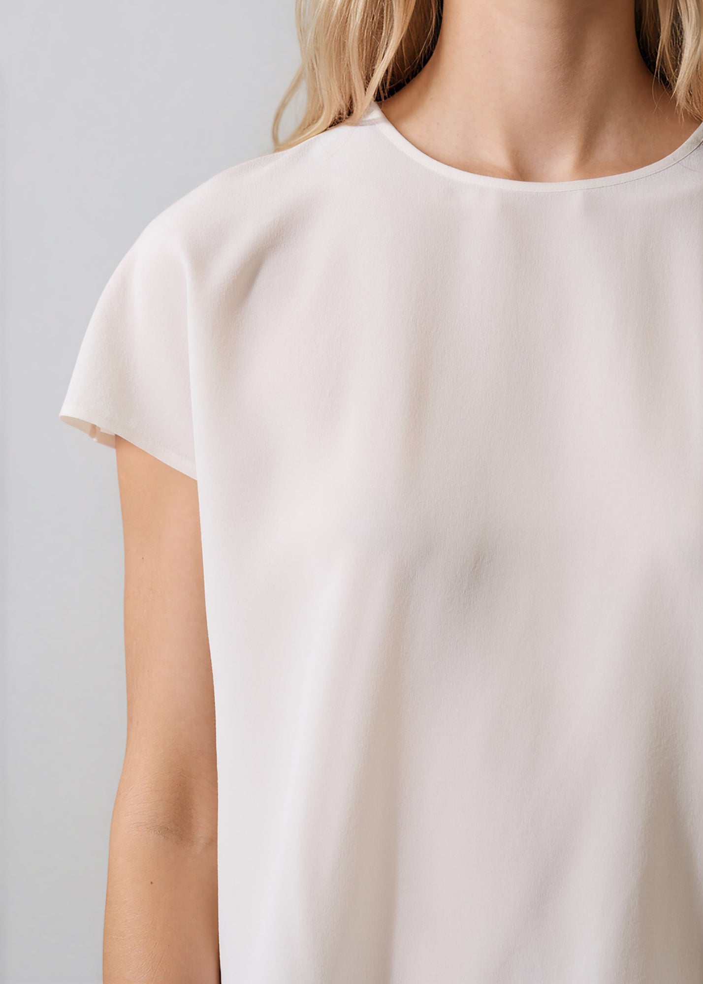 Silk Dolman Crewneck
