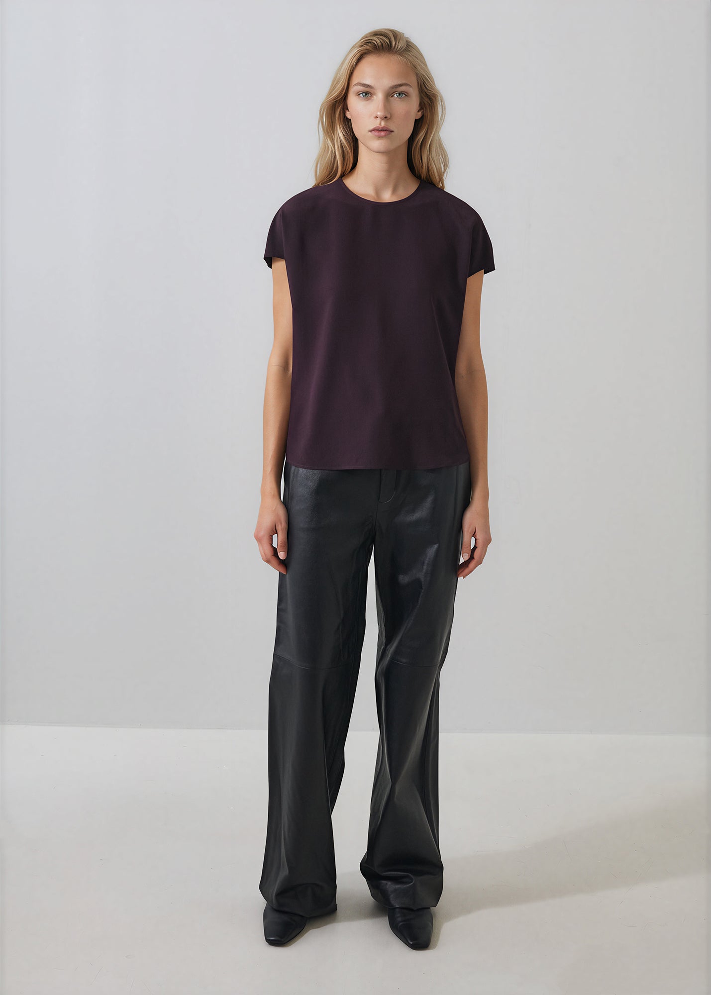 Silk Dolman Crewneck